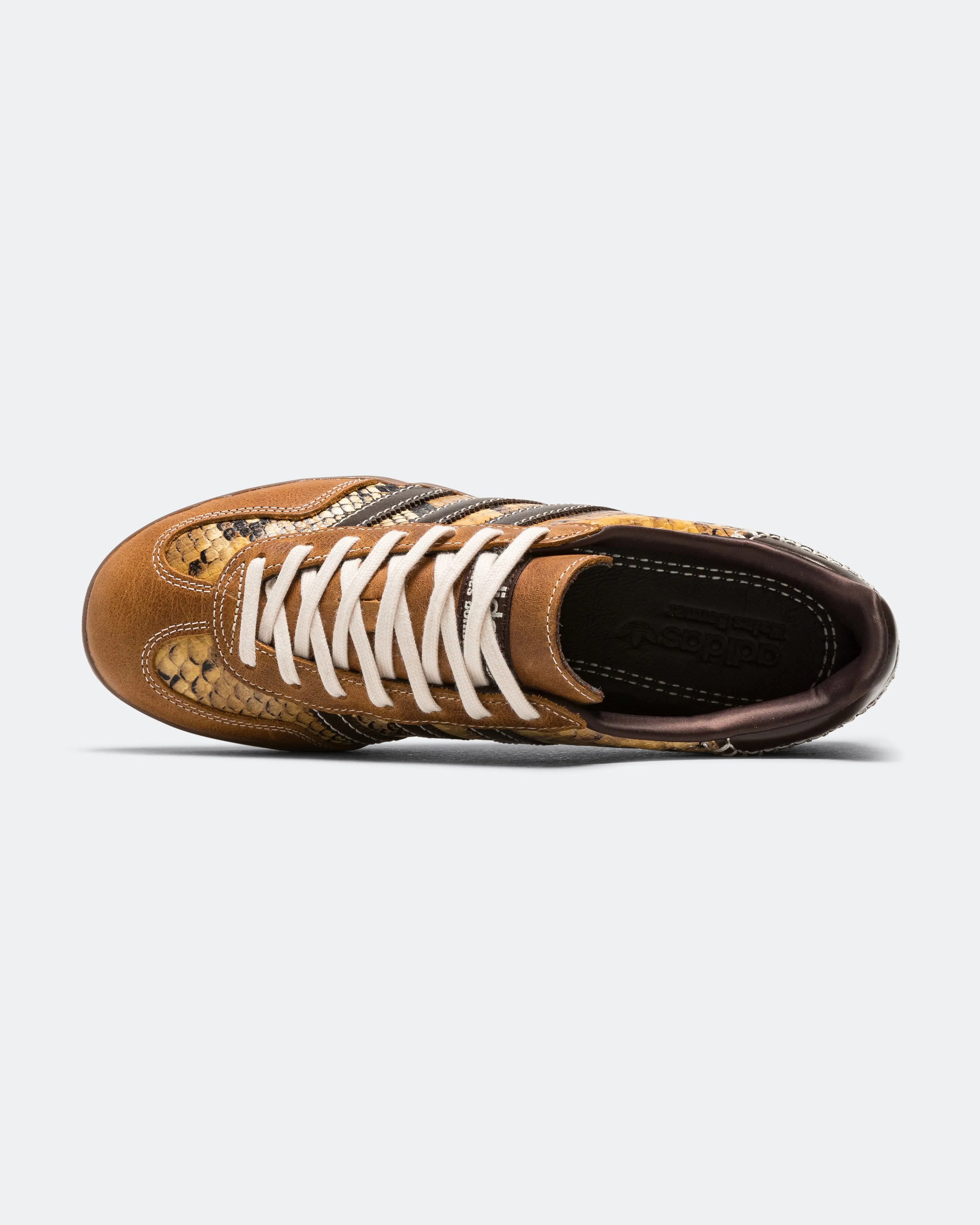 adidas Gazelle Snake x Wales Bonner - Dust Rust/Wonder White-Collegiate Burgundy