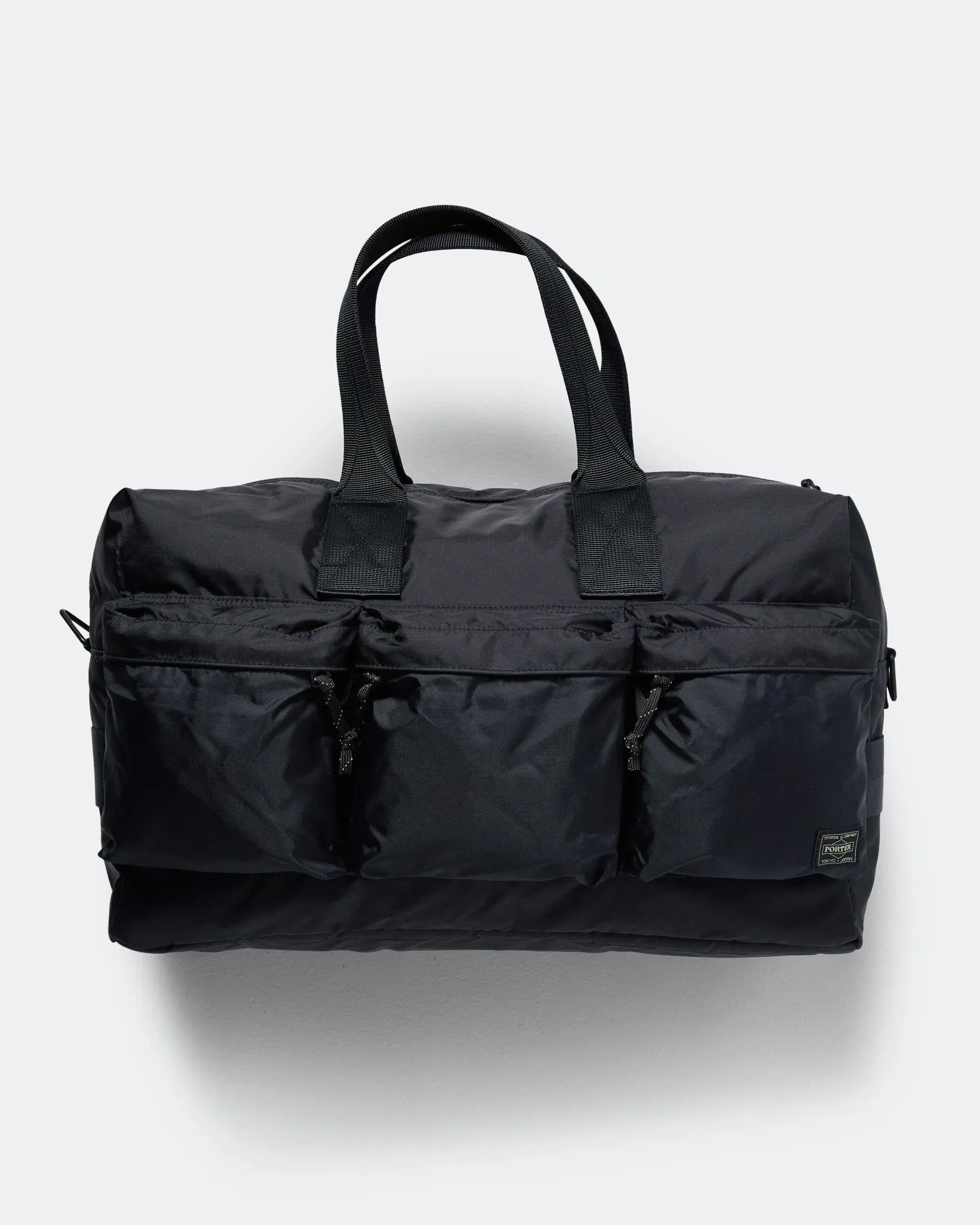 Porter-Yoshida & Co. FORCE 2WAY Duffle Bag - Black
