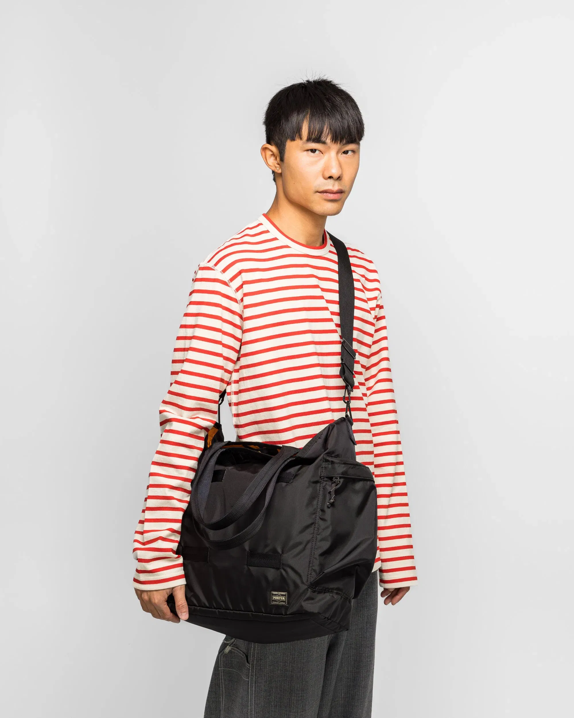 Porter-Yoshida & Co. Force 2WAY Tote Bag - Black