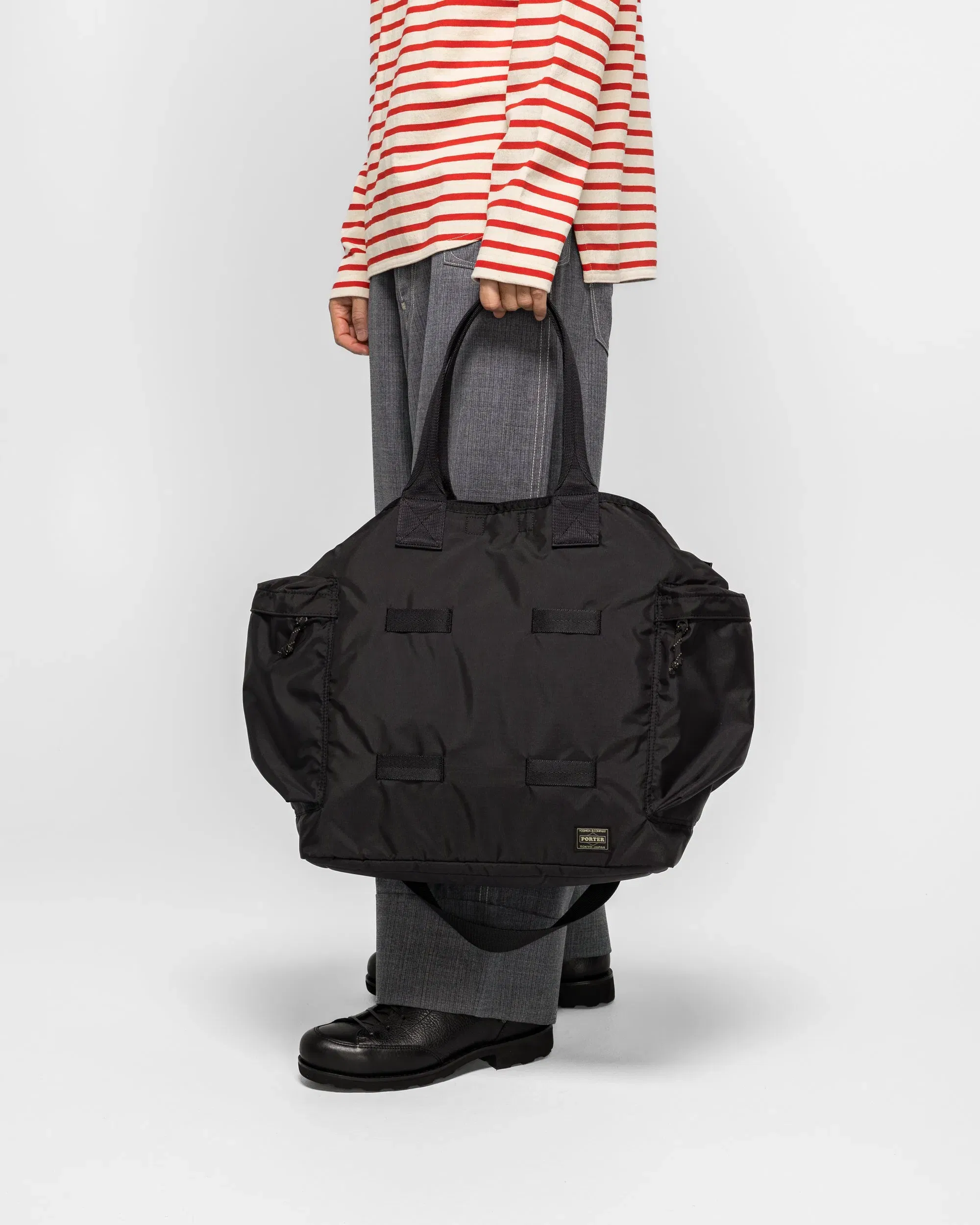 Porter-Yoshida & Co. Force 2WAY Tote Bag - Black