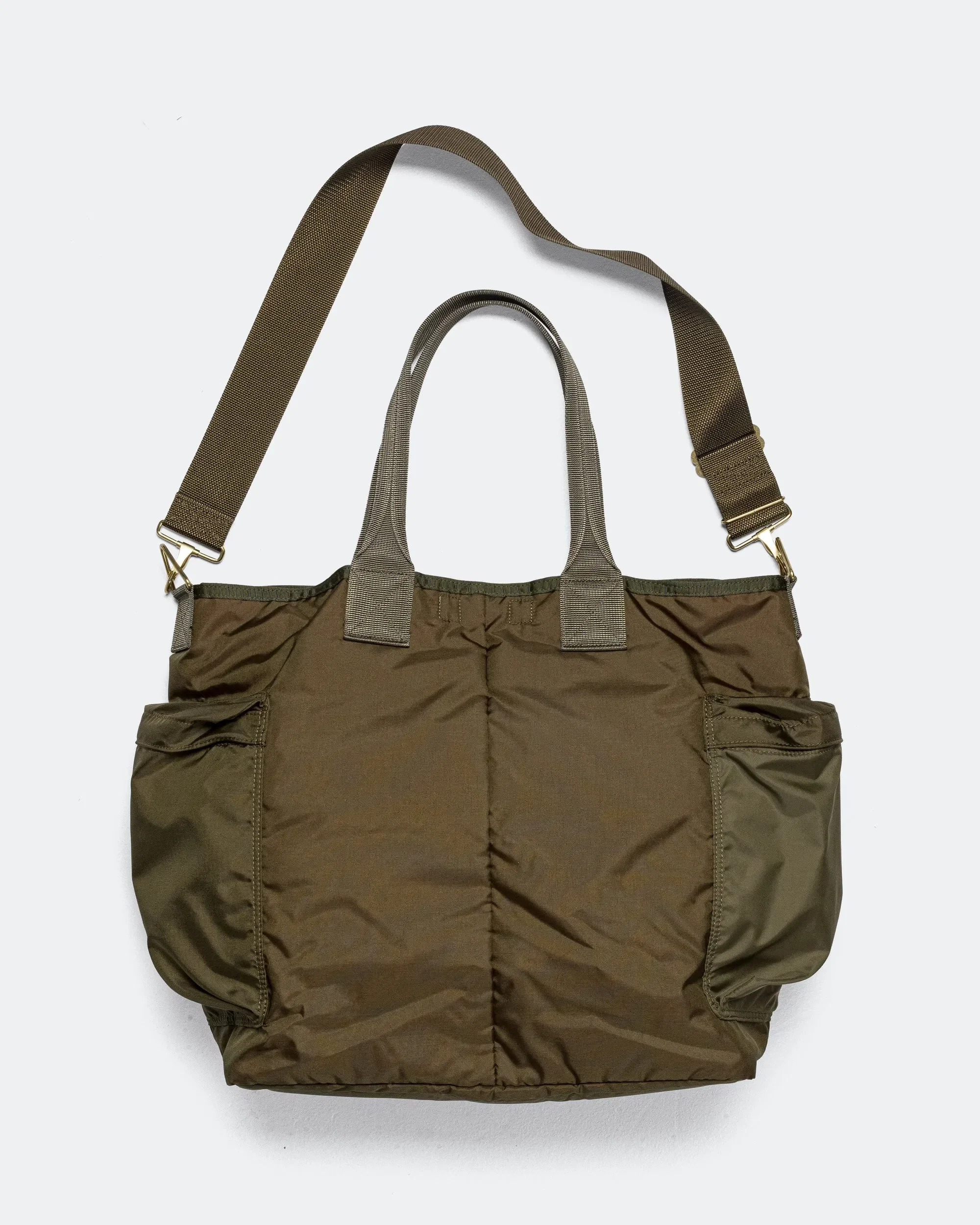 Porter-Yoshida & Co. Force 2WAY Tote Bag - Olive Drab