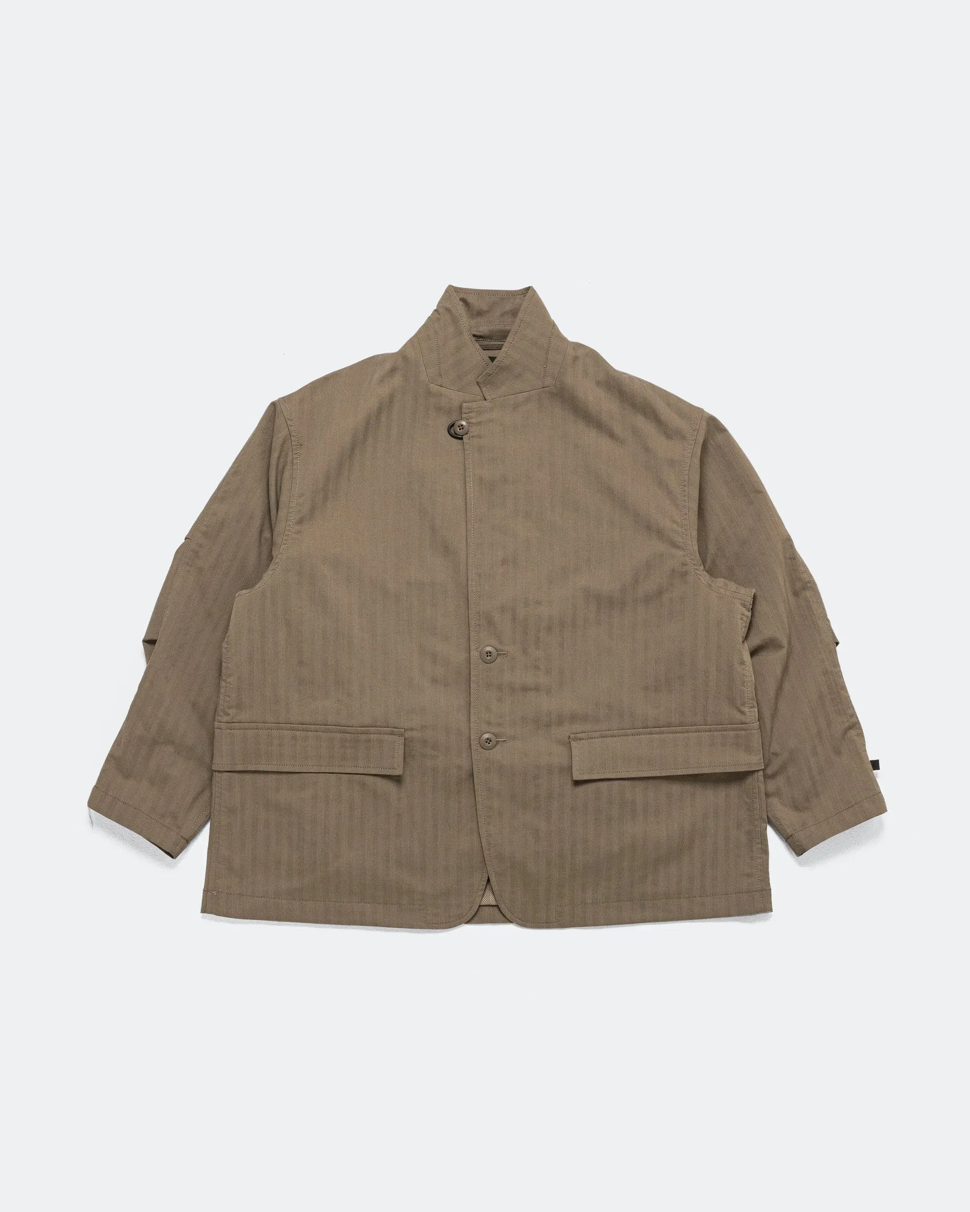DAIWA PIER39 Tech Loose 2B Jacket Herringbone - Sage Gray