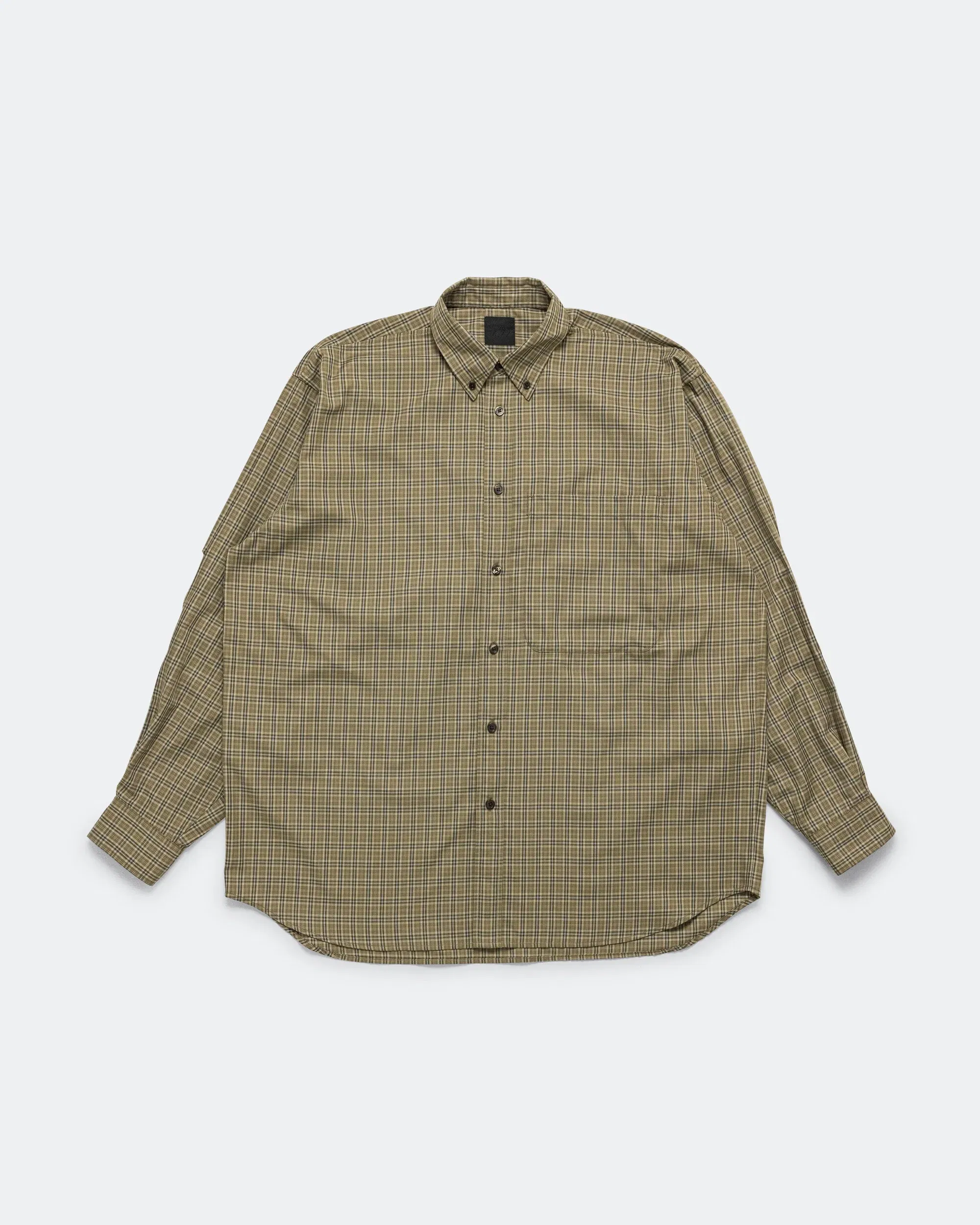 DAIWA PIER39 Tech Button Down Shirt LS Plaid - Sage Gray