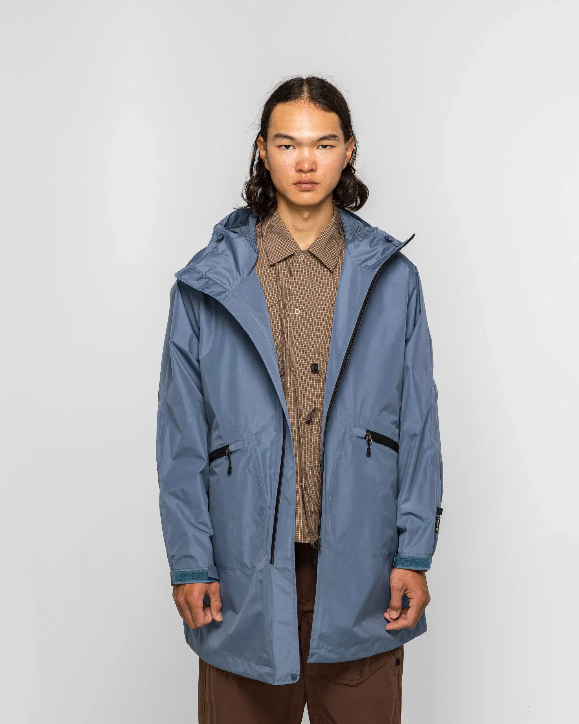 DAIWA PIER39 Gore-Tex Tech 2Way Cadet Parka - Smoke Blue