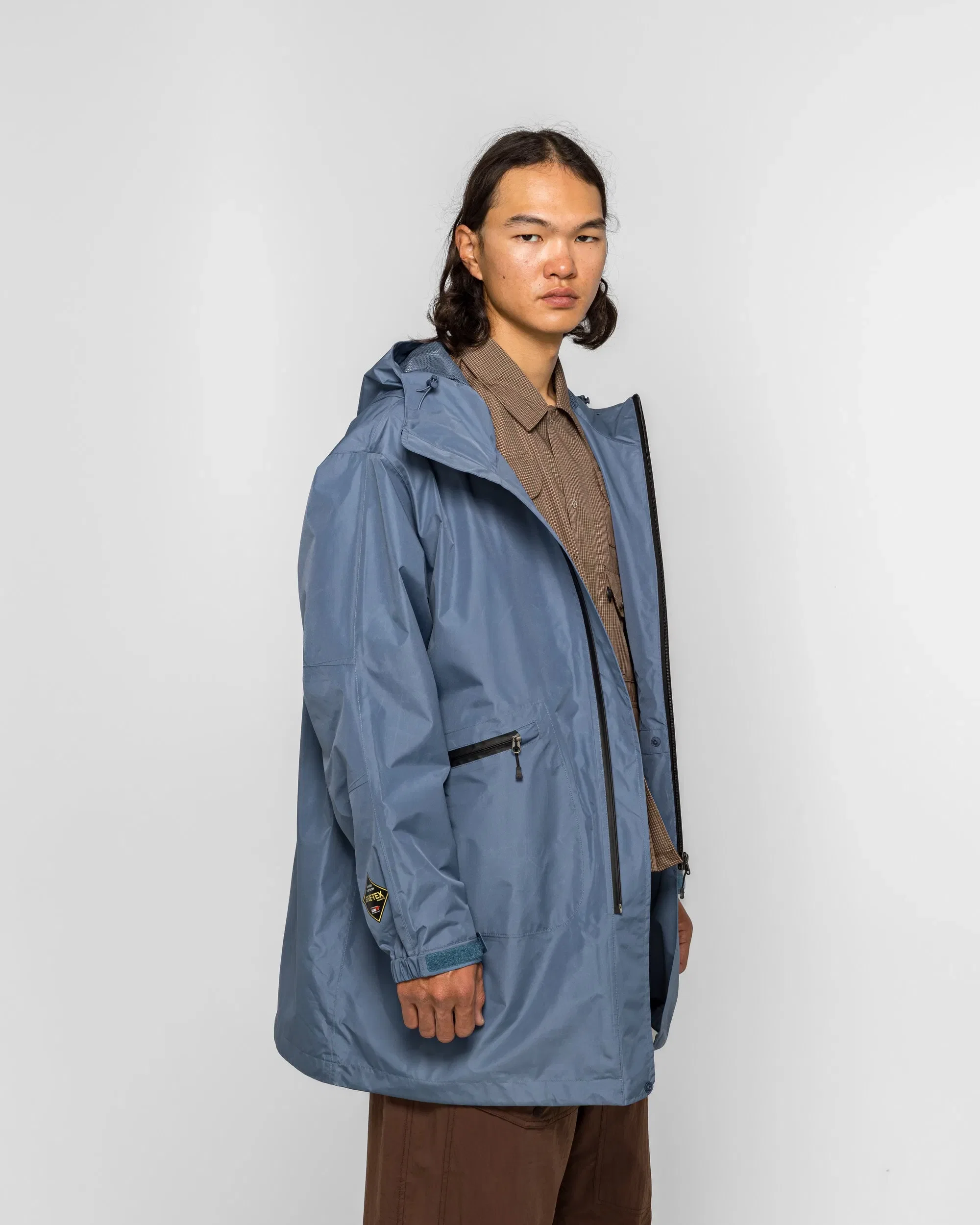 DAIWA PIER39 Gore-Tex Tech 2Way Cadet Parka - Smoke Blue