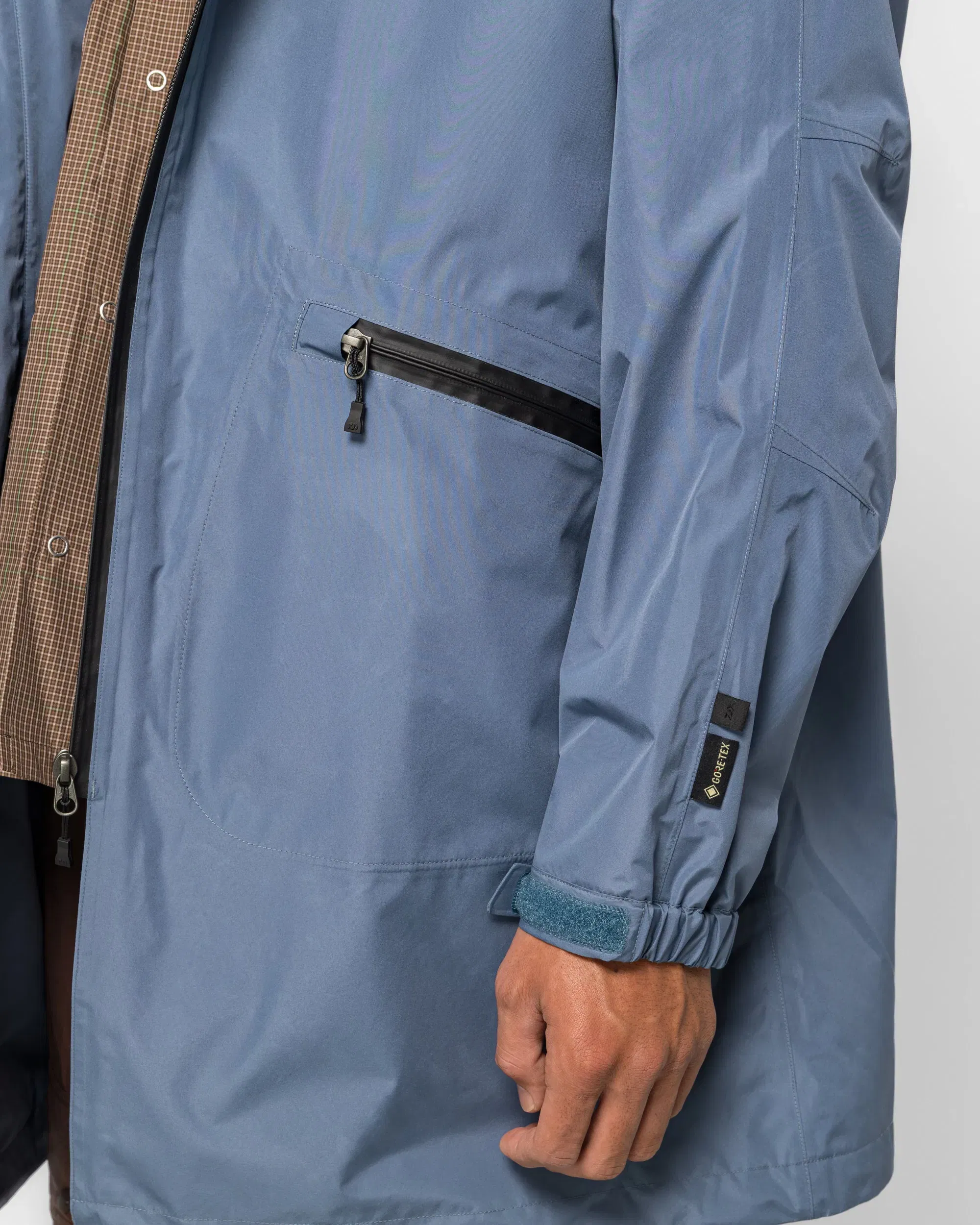 DAIWA PIER39 Gore-Tex Tech 2Way Cadet Parka - Smoke Blue