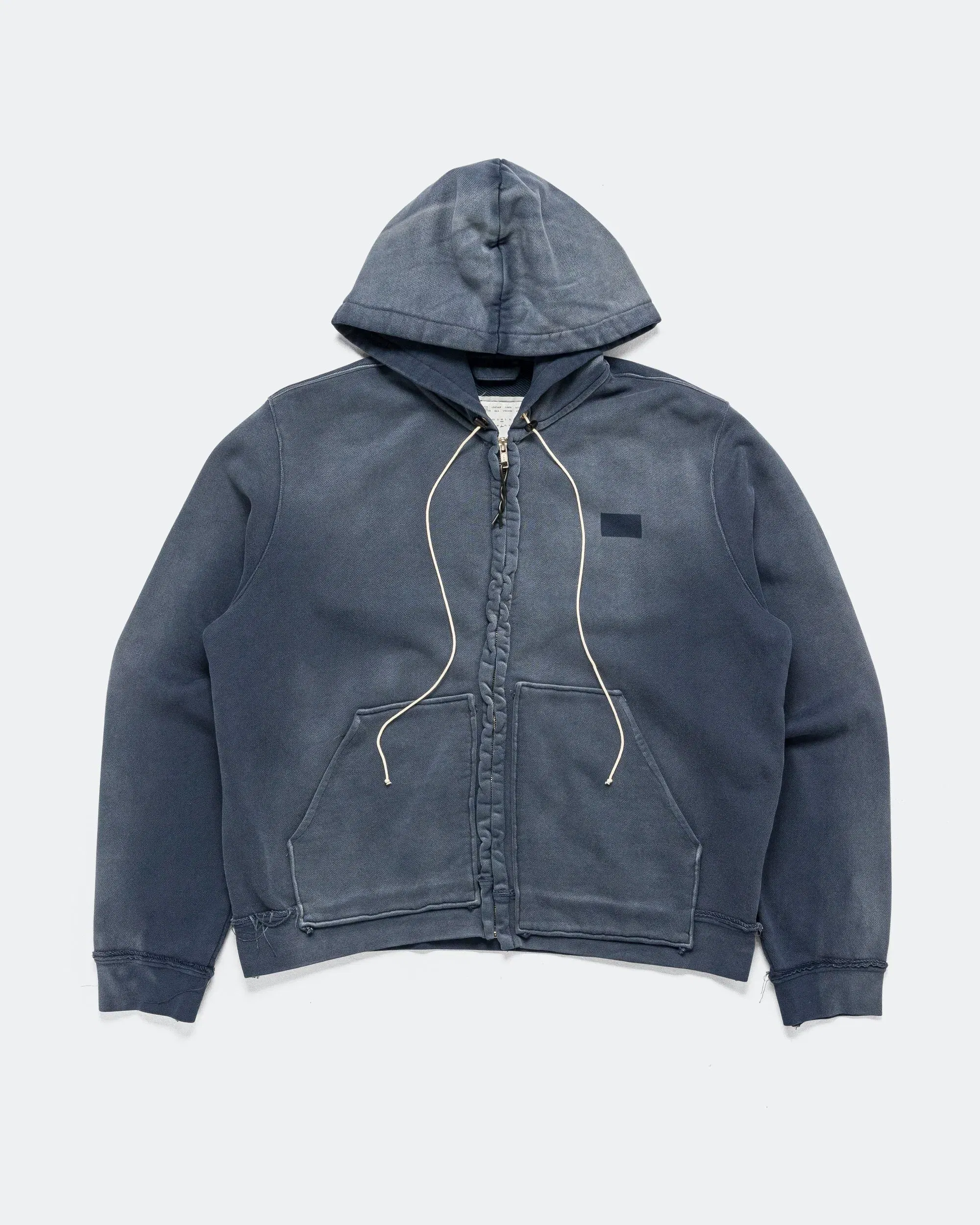 Camiel Fortgens Fitted Zip Hoodie - Navy Sunfade