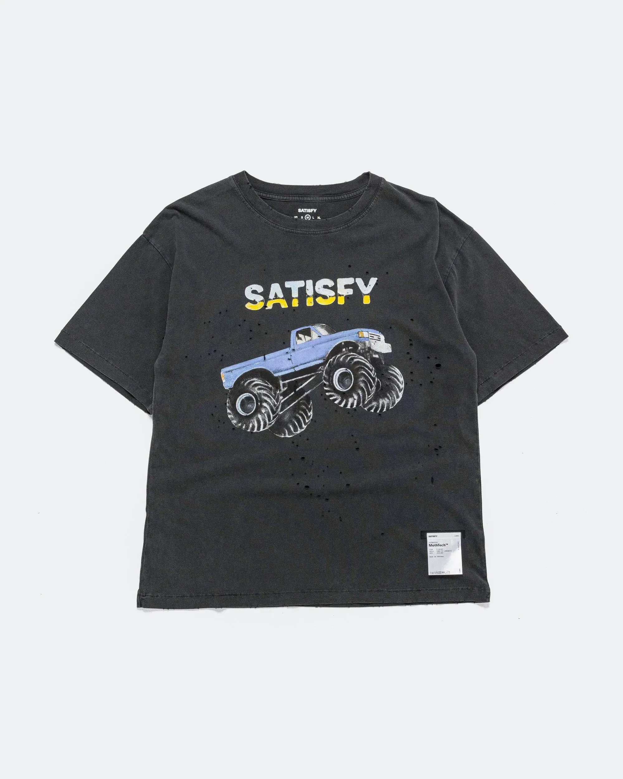 Satisfy MothTech Truck T-Shirt - Aged Black