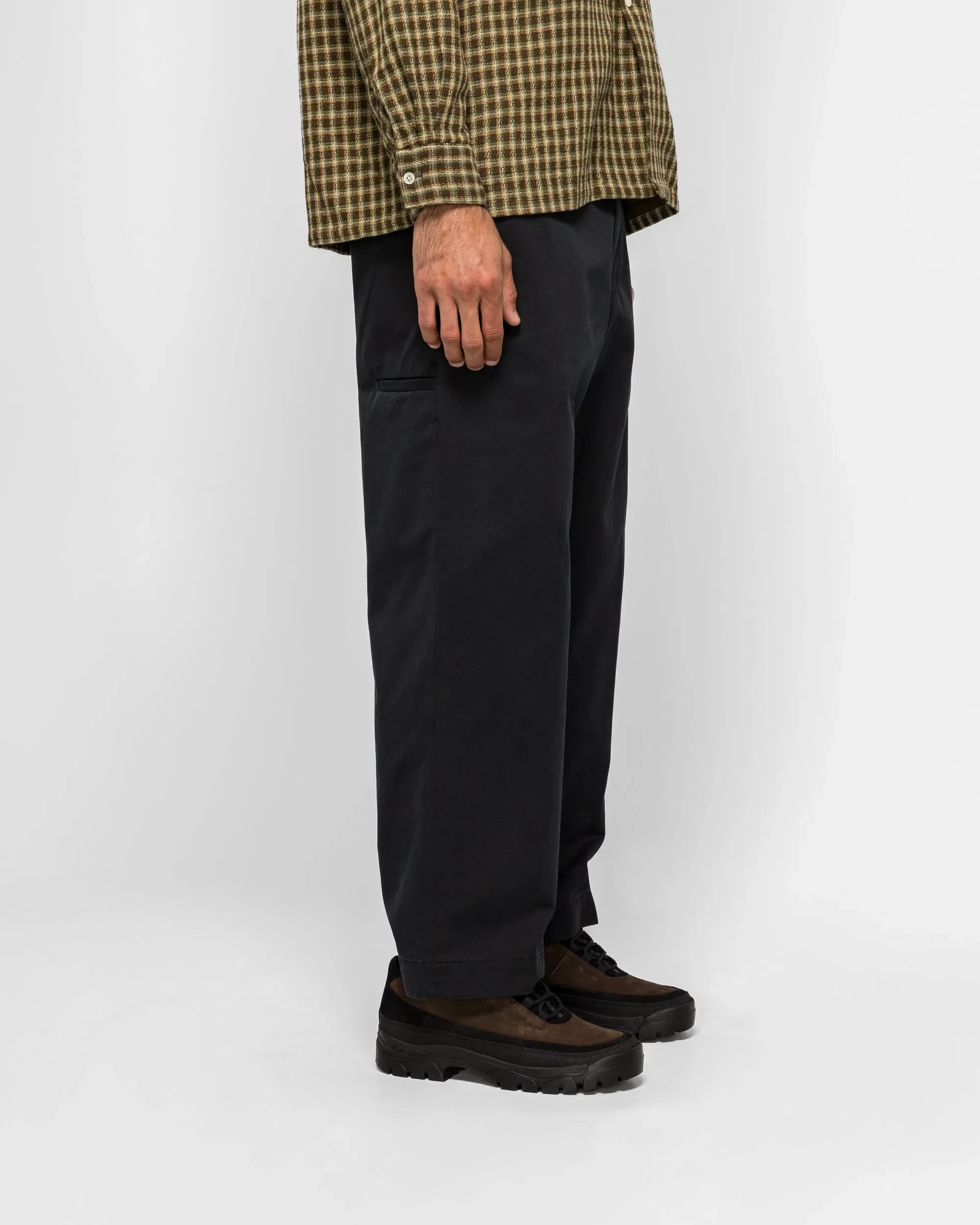 BEAMS PLUS WORK Trousers 60/2 Twill - Black
