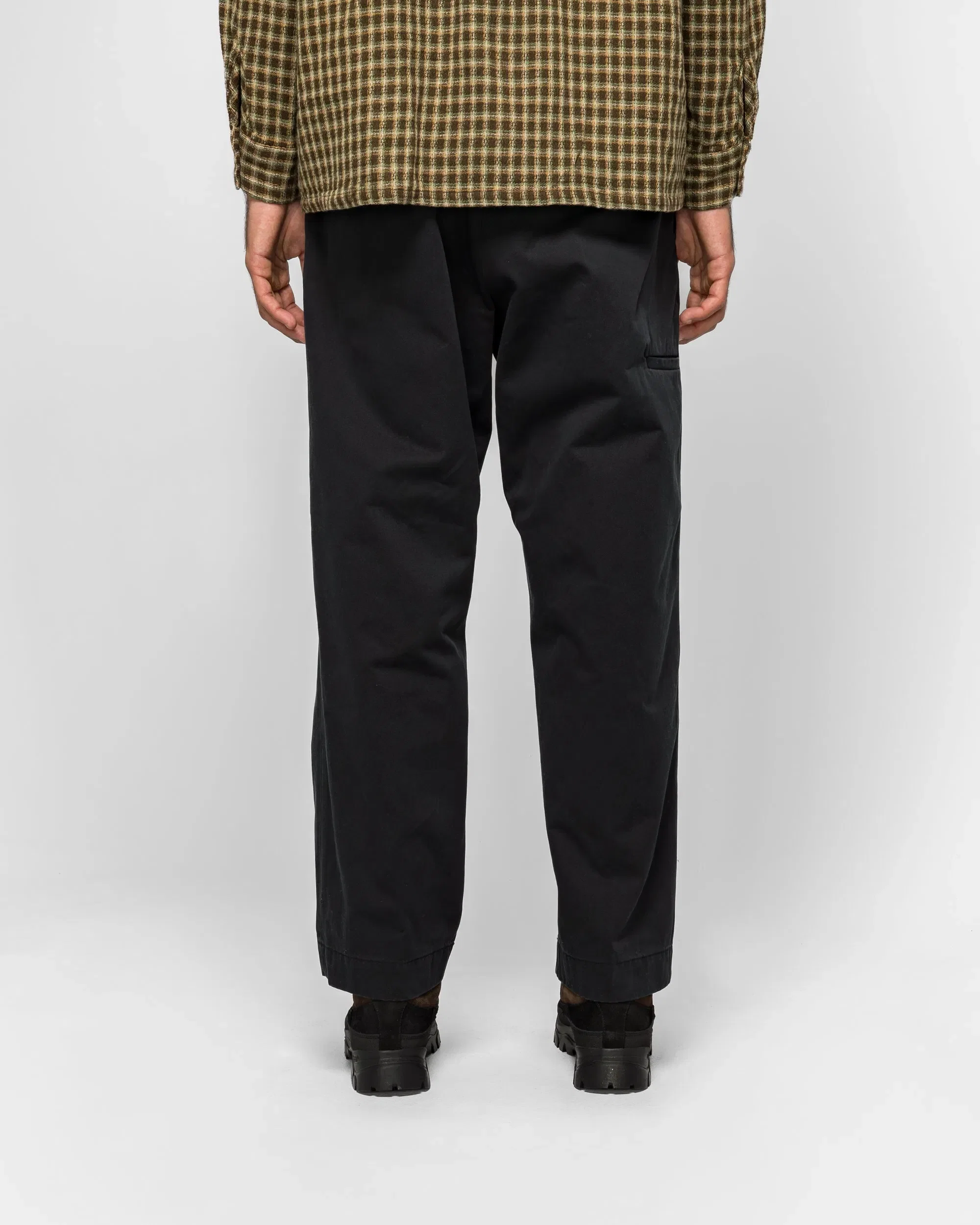 BEAMS PLUS WORK Trousers 60/2 Twill - Black