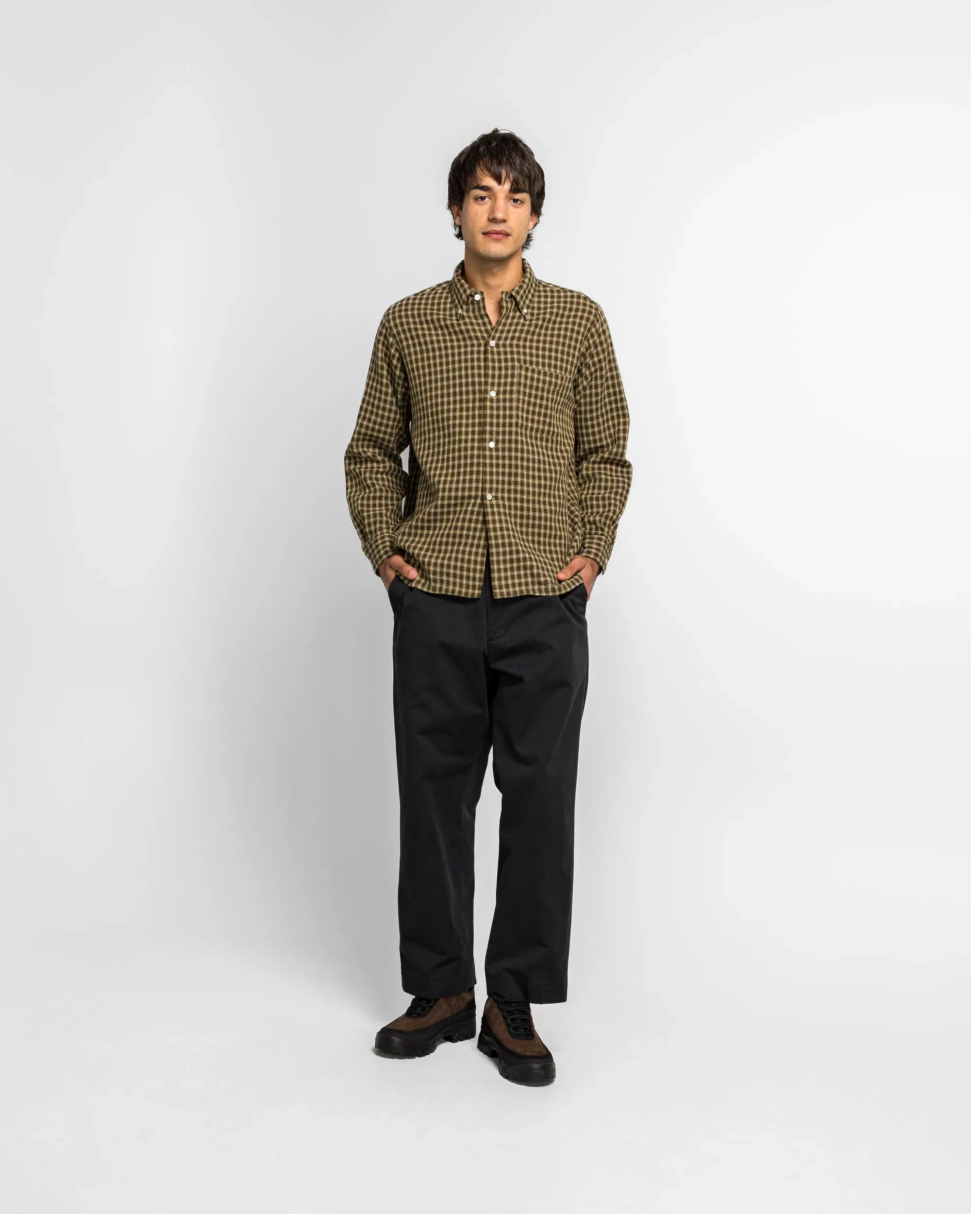 BEAMS PLUS WORK Trousers 60/2 Twill - Black