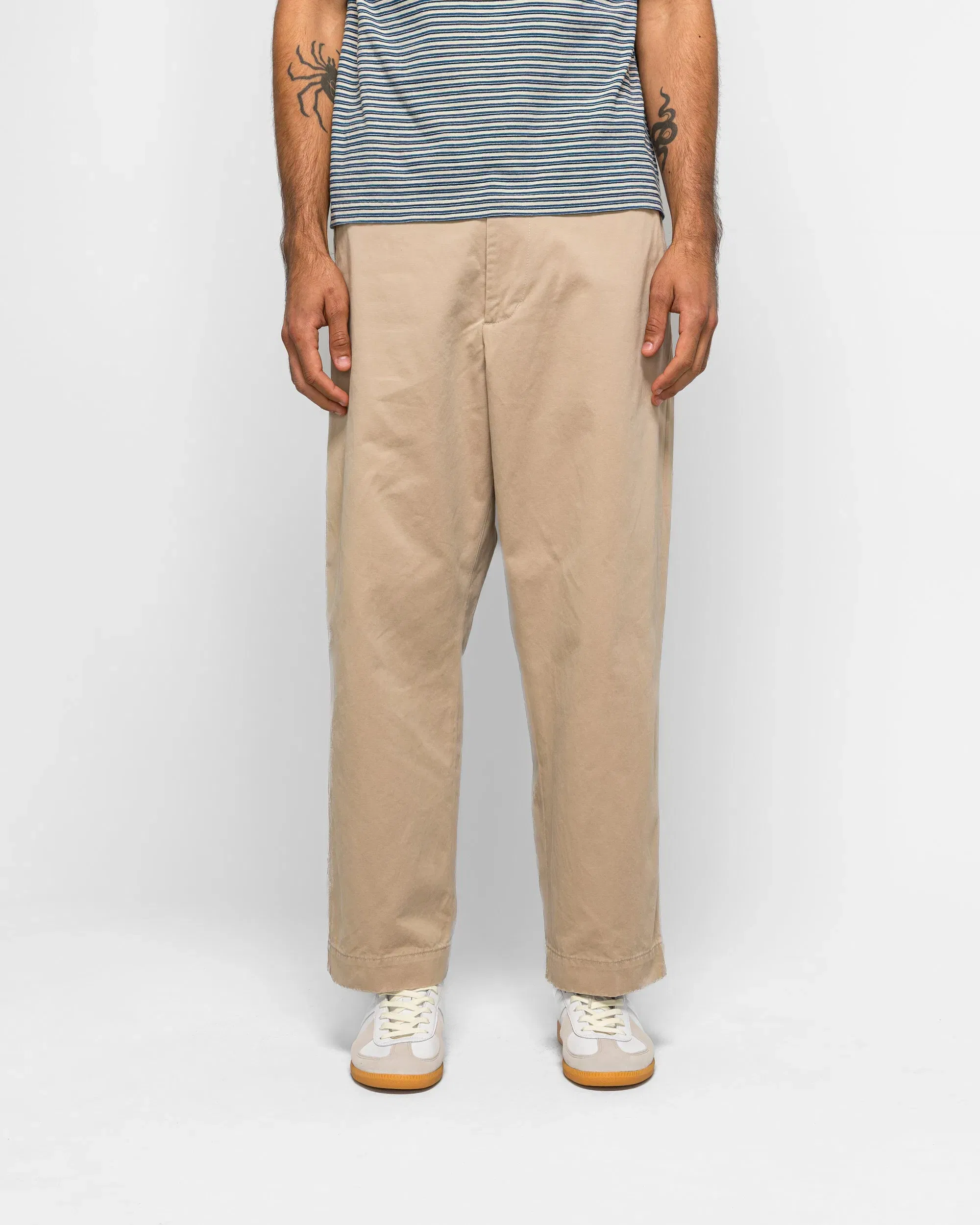 BEAMS PLUS WORK Trousers 60/2 Twill - Beige