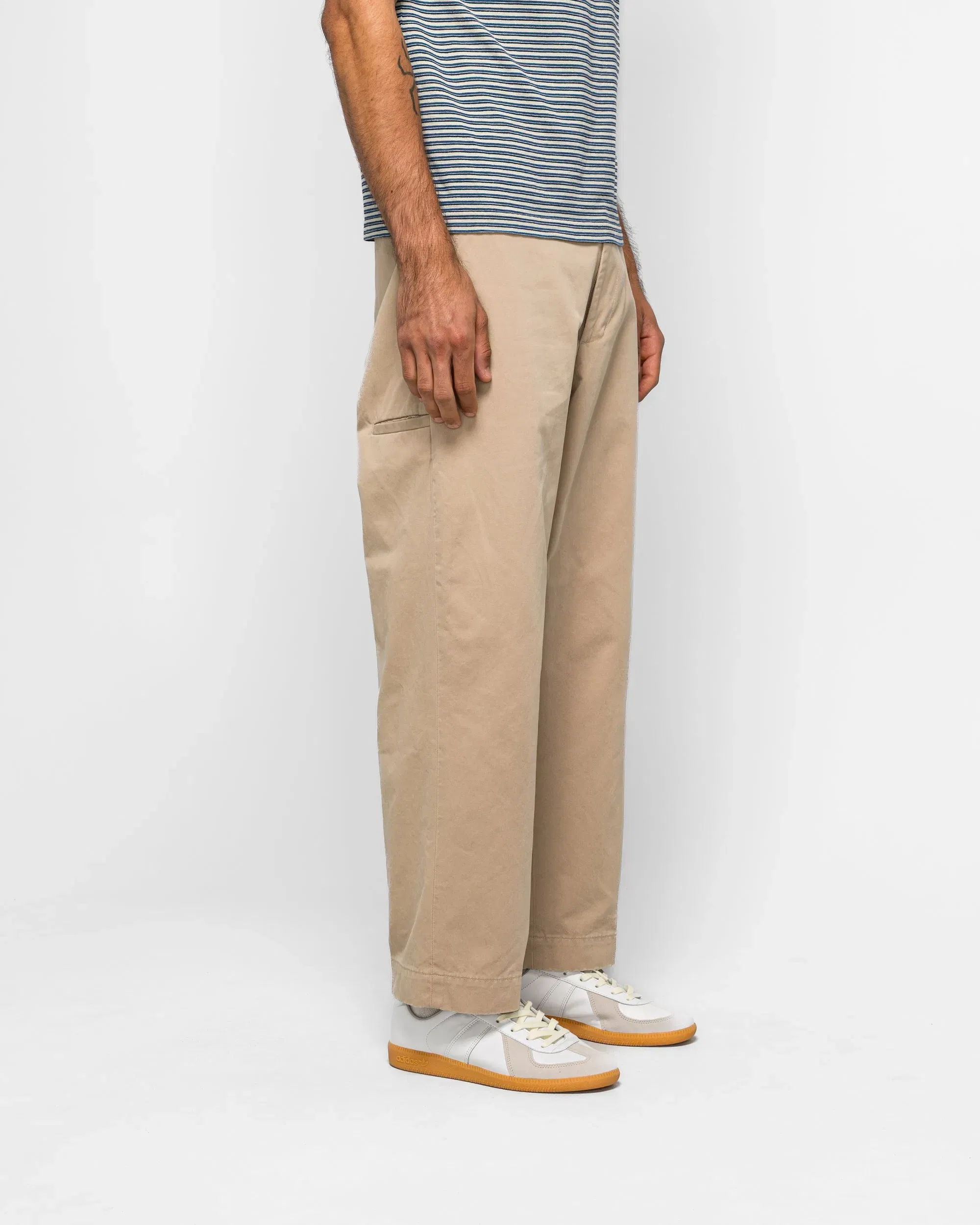 BEAMS PLUS WORK Trousers 60/2 Twill - Beige