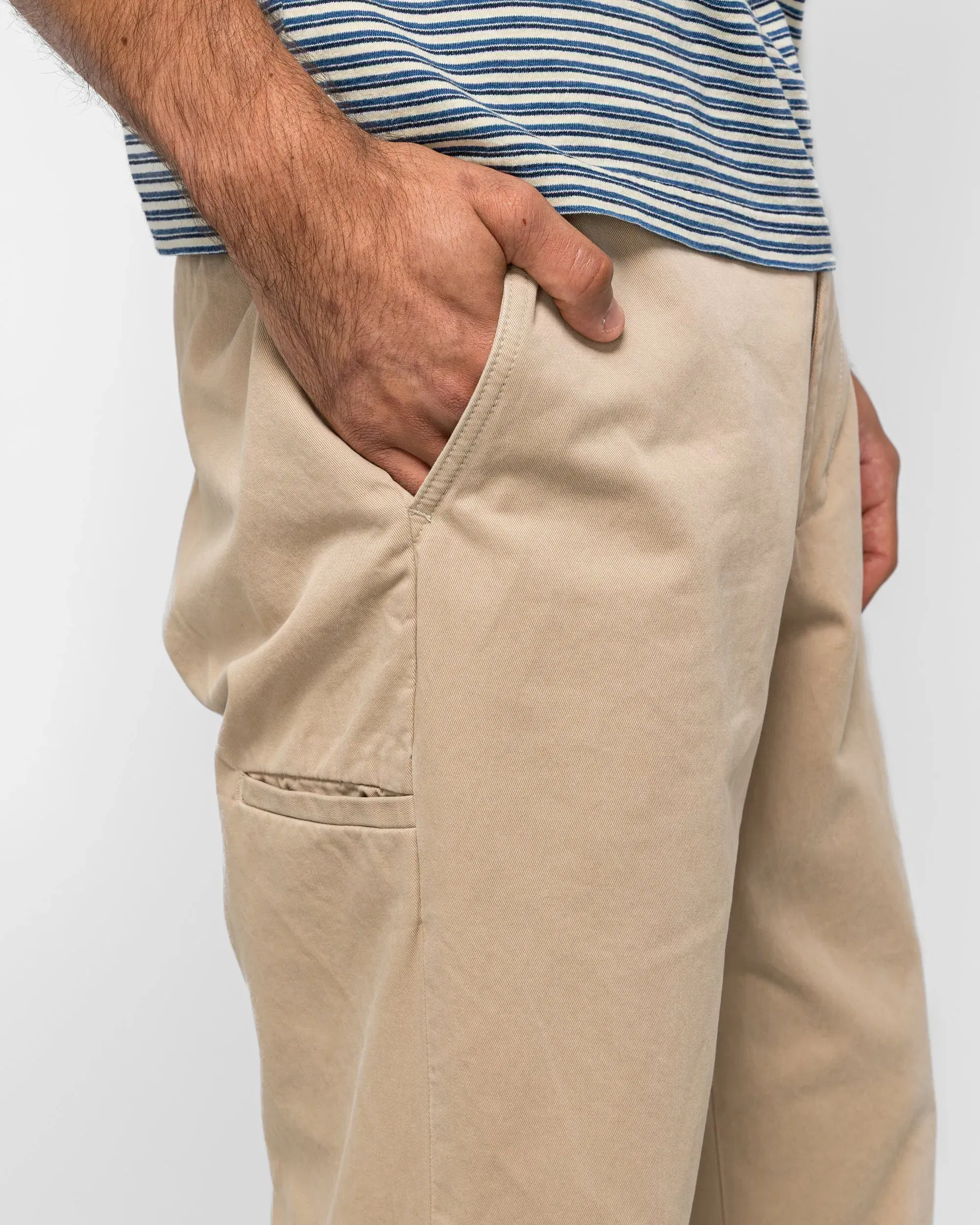 BEAMS PLUS WORK Trousers 60/2 Twill - Beige