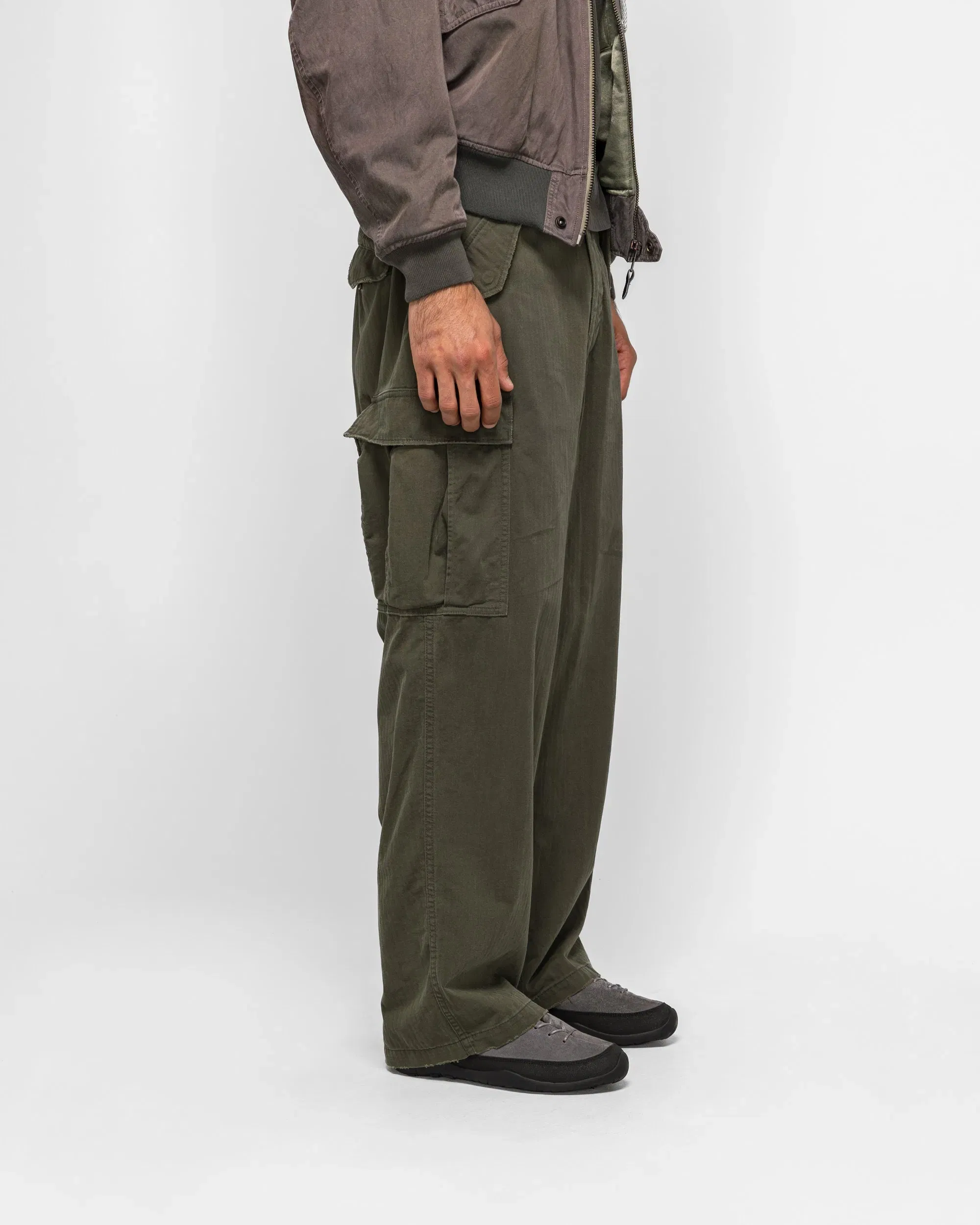 A.PRESSE Vintage US Army M-51 Field Pants - Olive