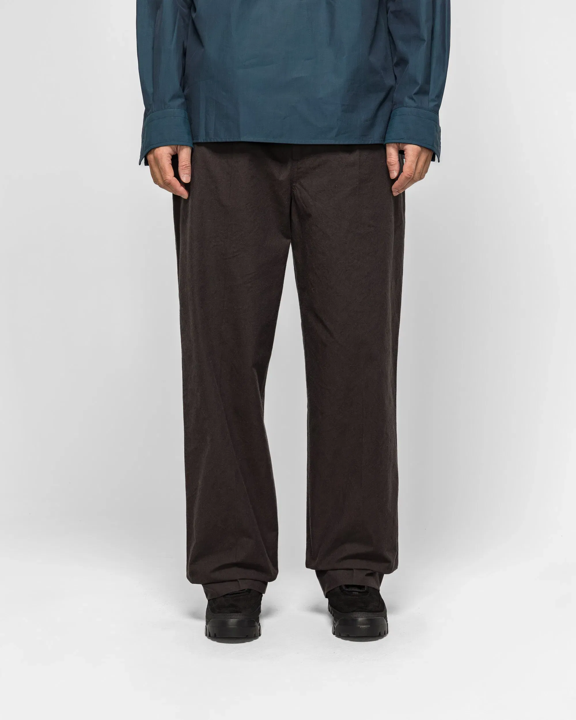 Margaret Howell Jet Pocket Trousers - Earth Dry Plain Weave Cotton