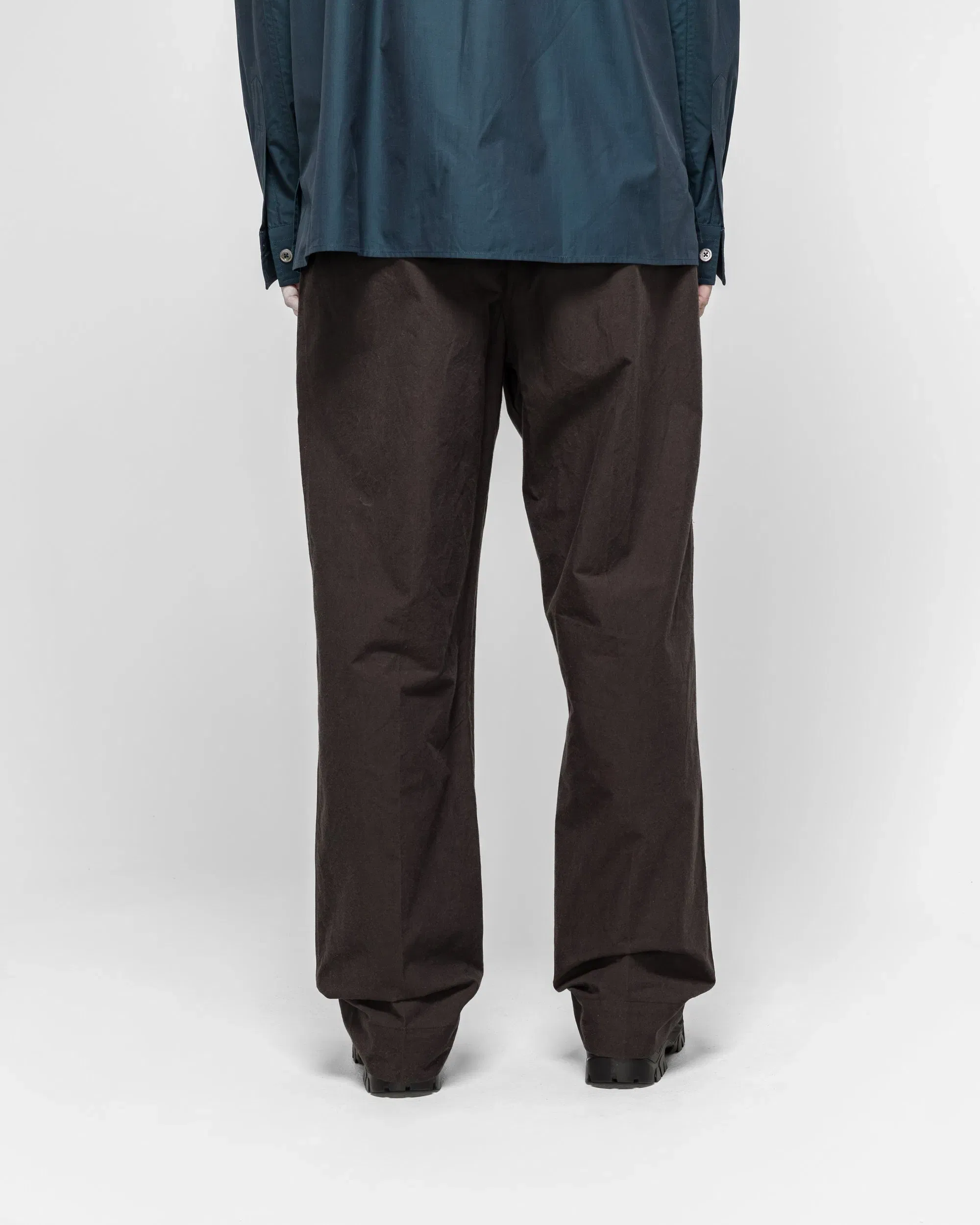 Margaret Howell Jet Pocket Trousers - Earth Dry Plain Weave Cotton