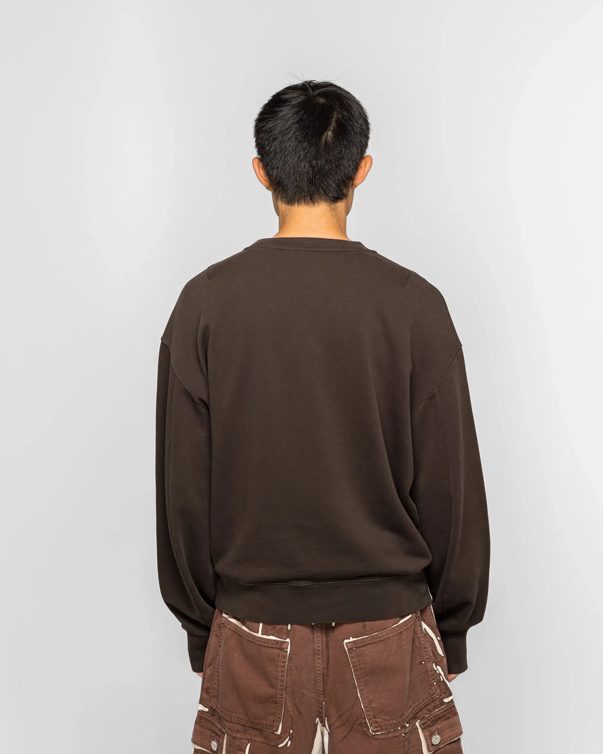 Marni Mock Neck Sweatshirt - Cacao Garment Dye