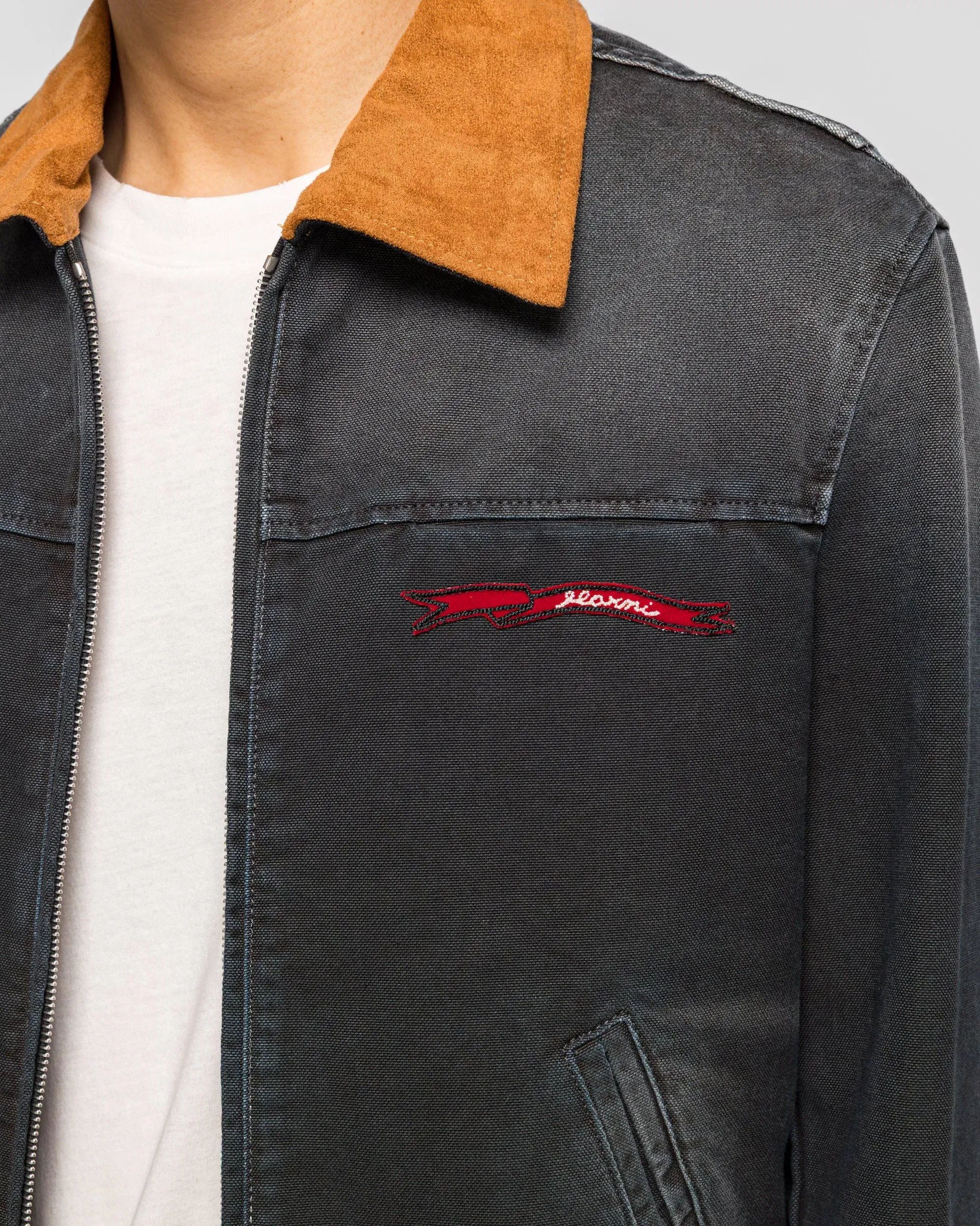 Marni Compact Cotton Canvas Jacket - Black Garment Dye