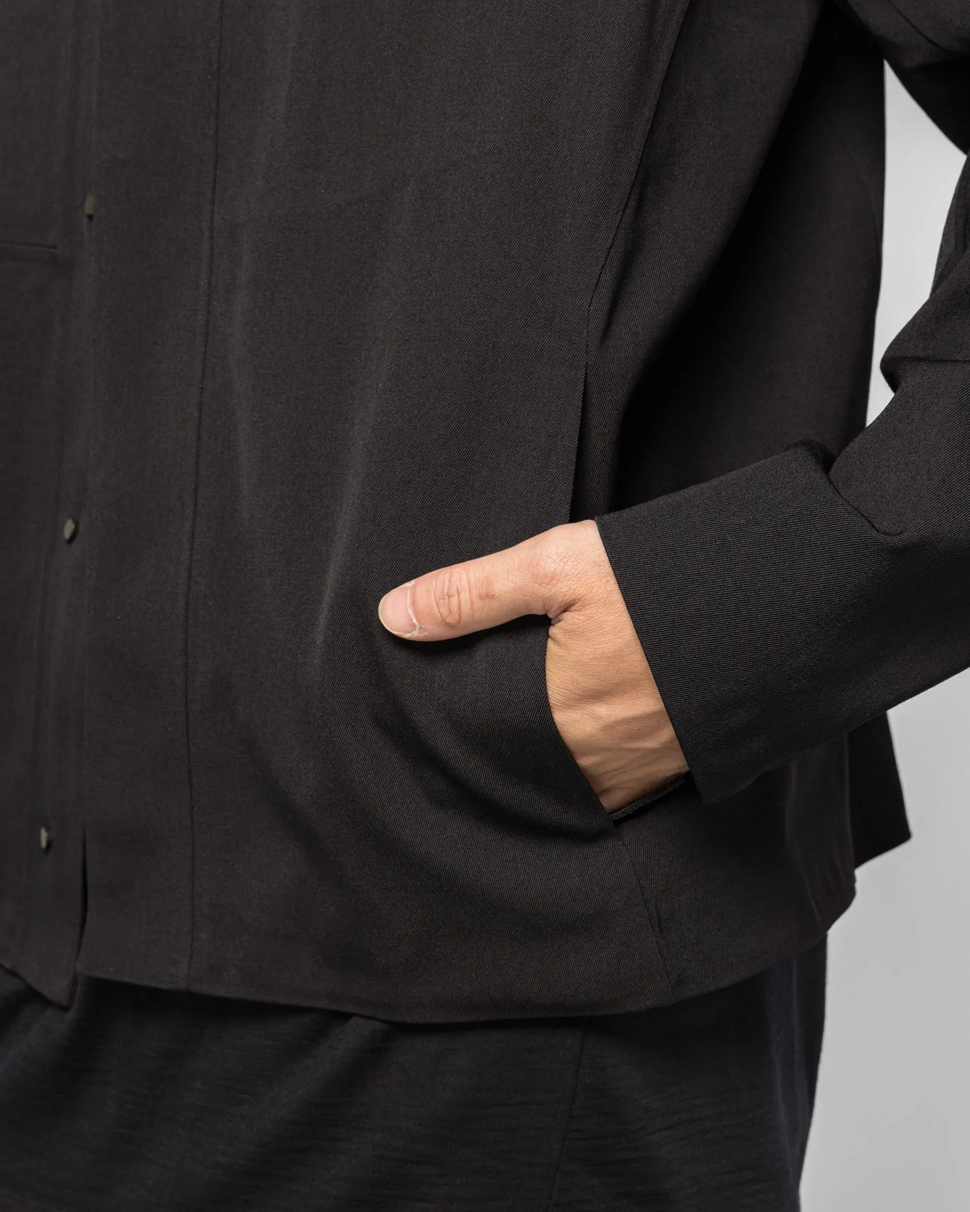 Veilance Voronoi Wool Jacket - Black