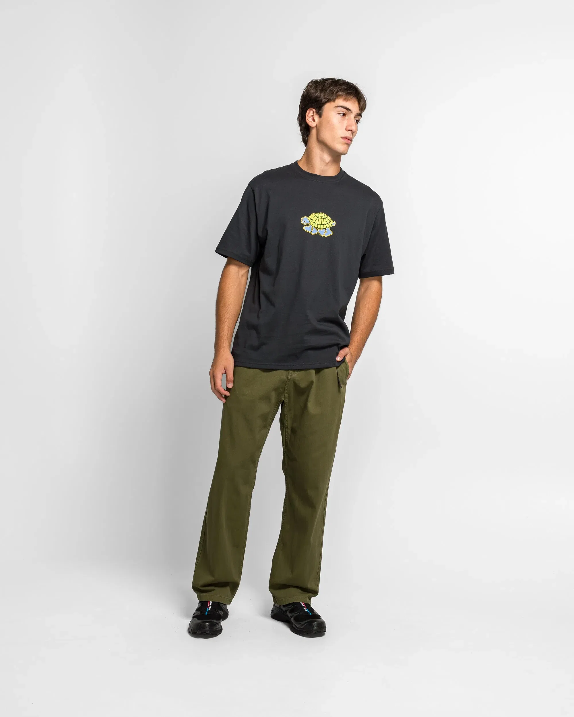 Gramicci Turtle Tee - Vintage Black