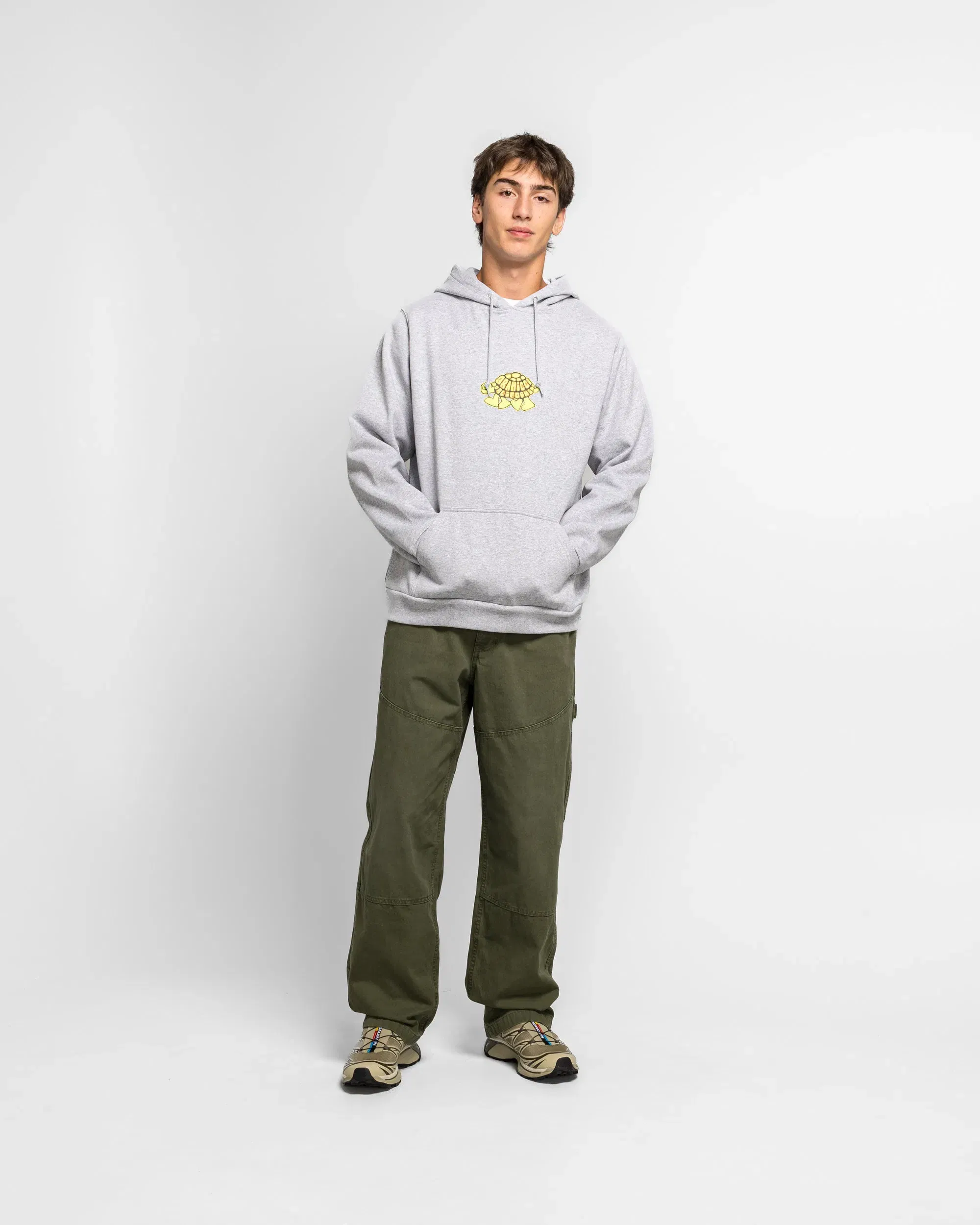 Gramicci Turtle Hooded Sweatshirt - Heather Grey