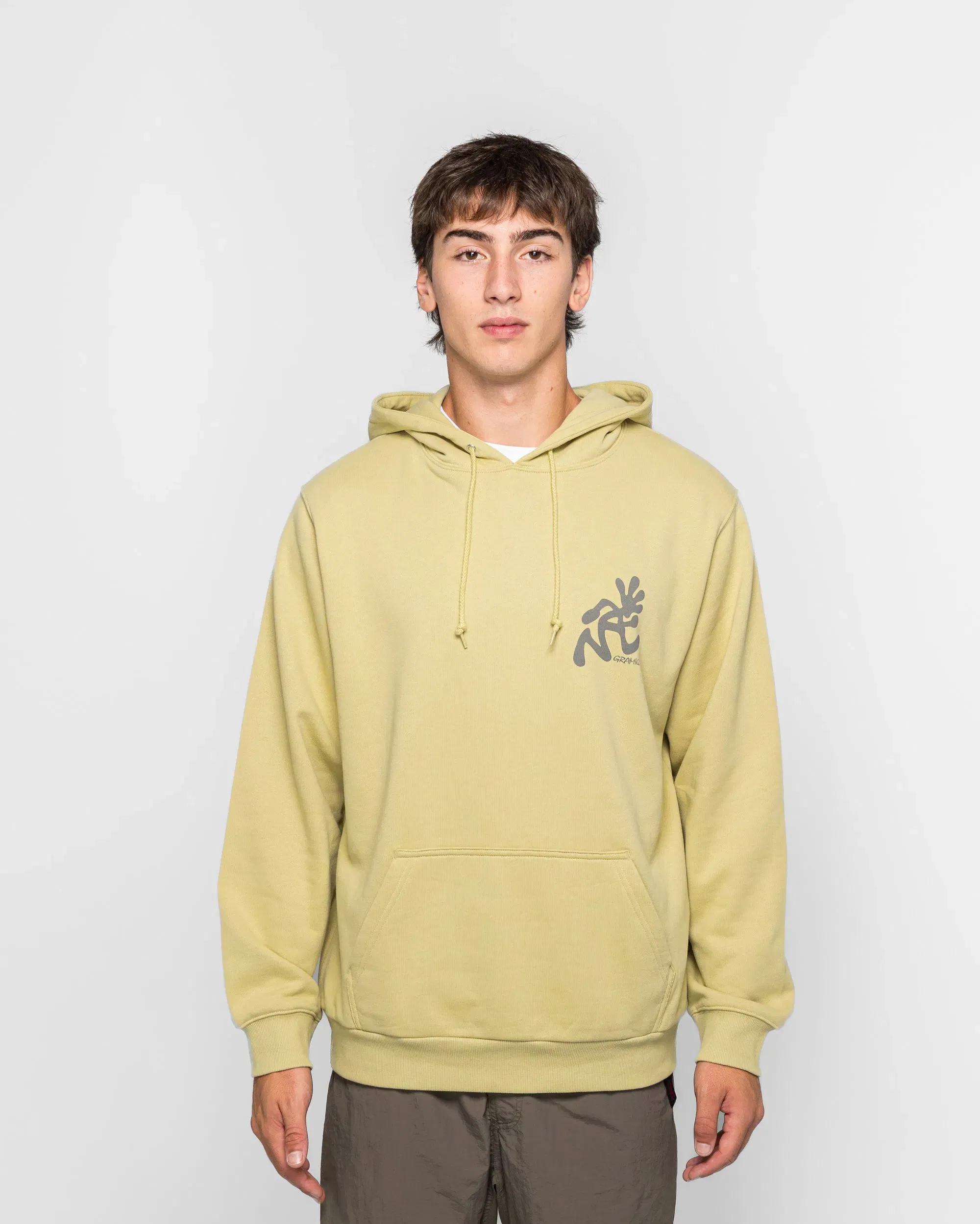 Gramicci Running Man Hooded Sweatshirt - Lime