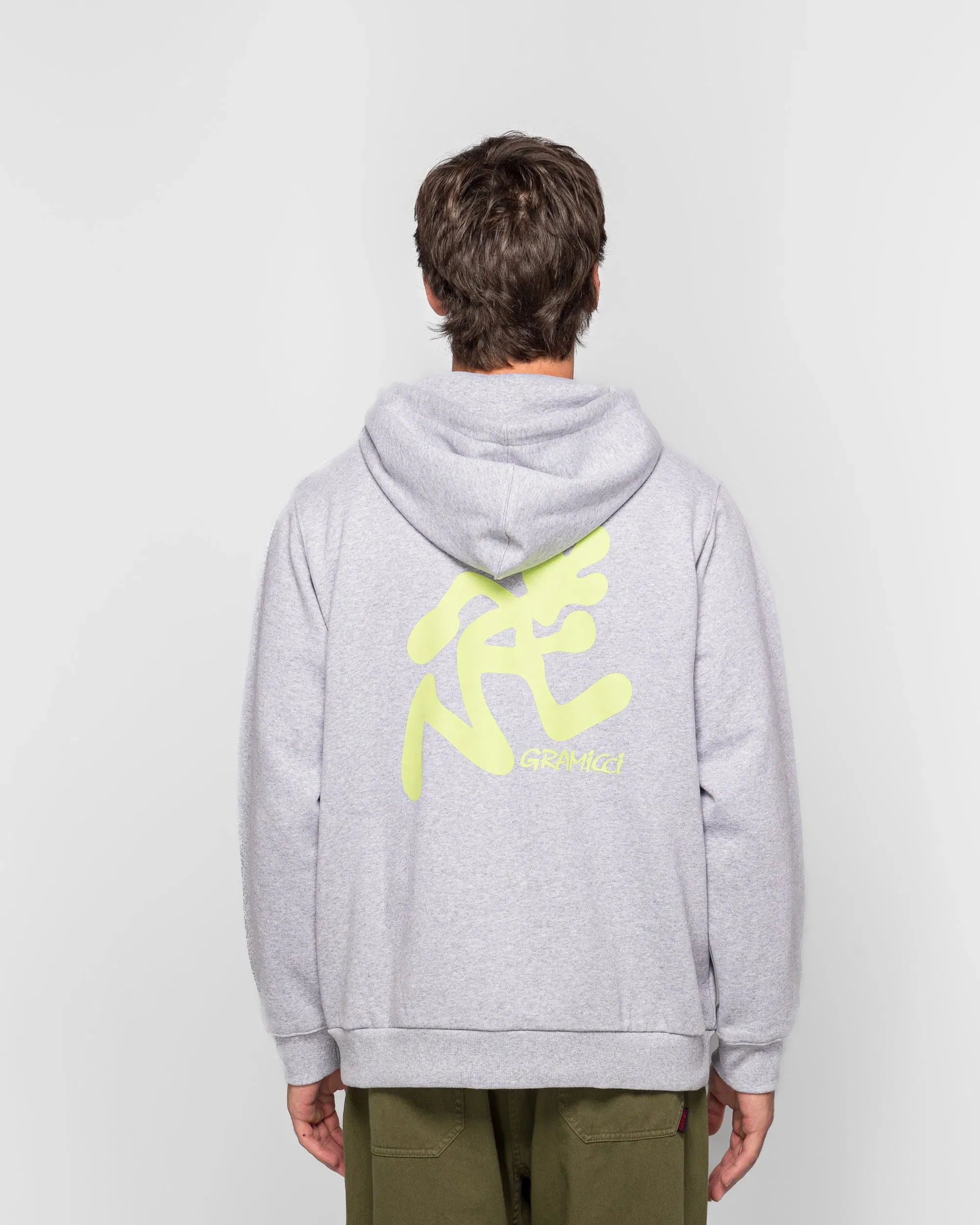 Gramicci Running Man Hooded Sweatshirt - Heather Grey