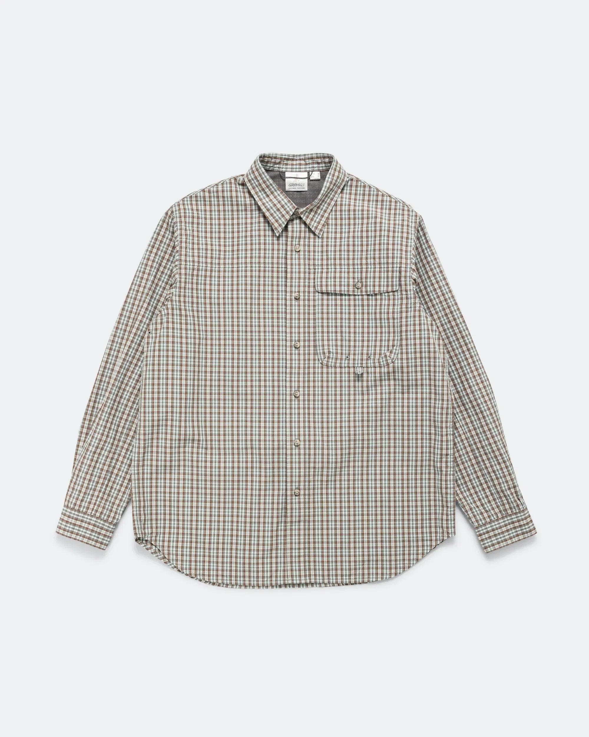 Gramicci Poplin Millwood Shirt - Brown