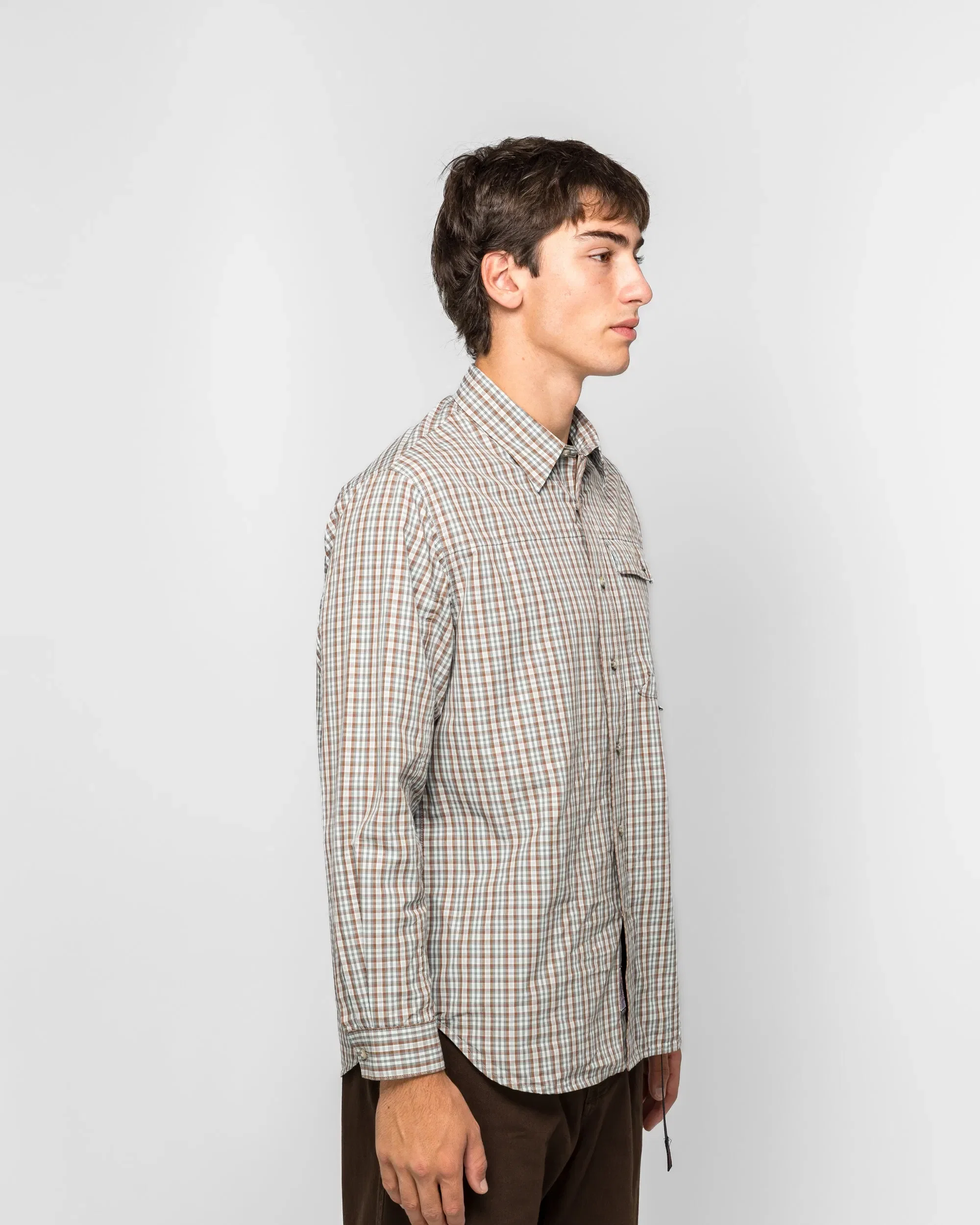 Gramicci Poplin Millwood Shirt - Brown