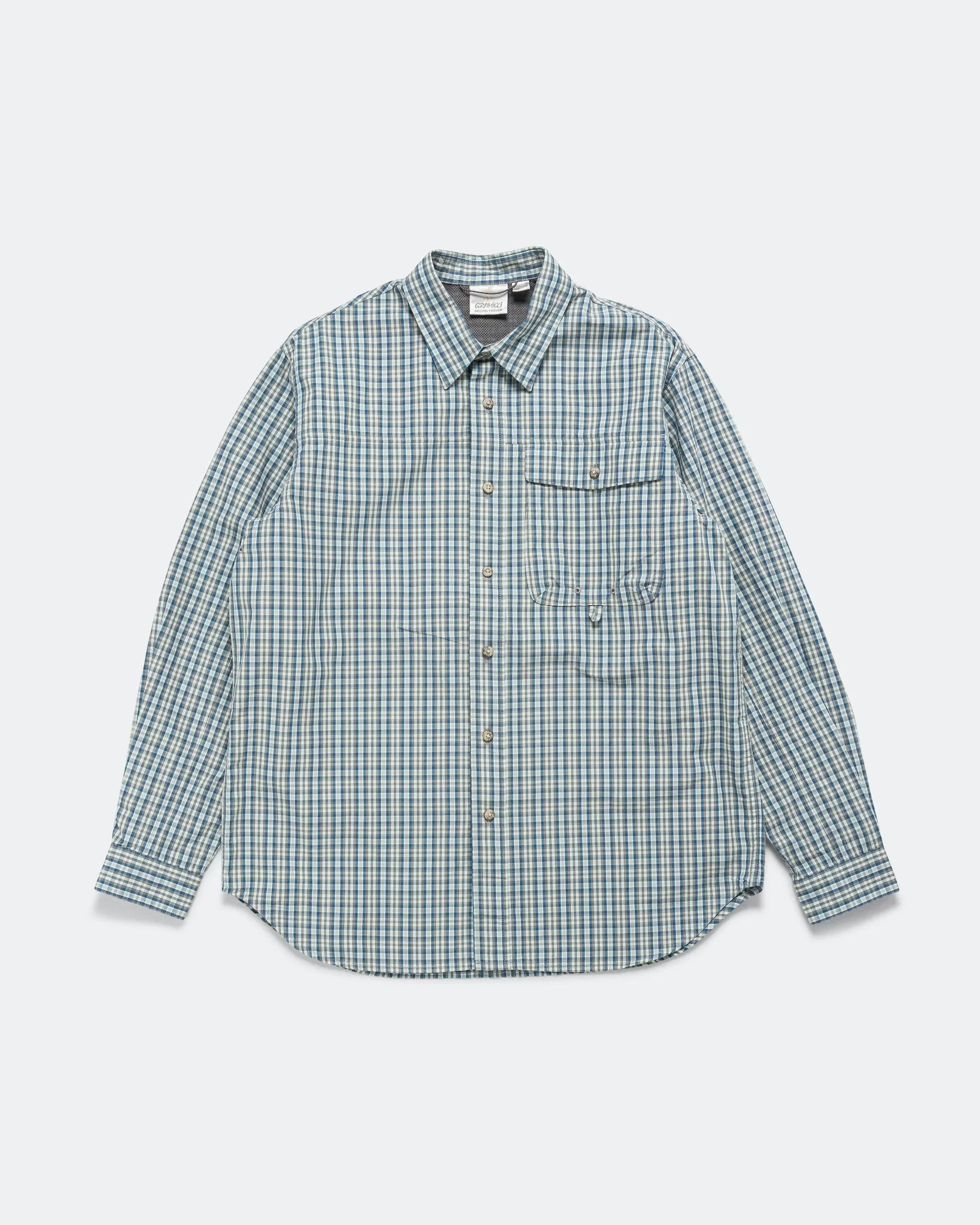 Gramicci Poplin Millwood Shirt - Blue