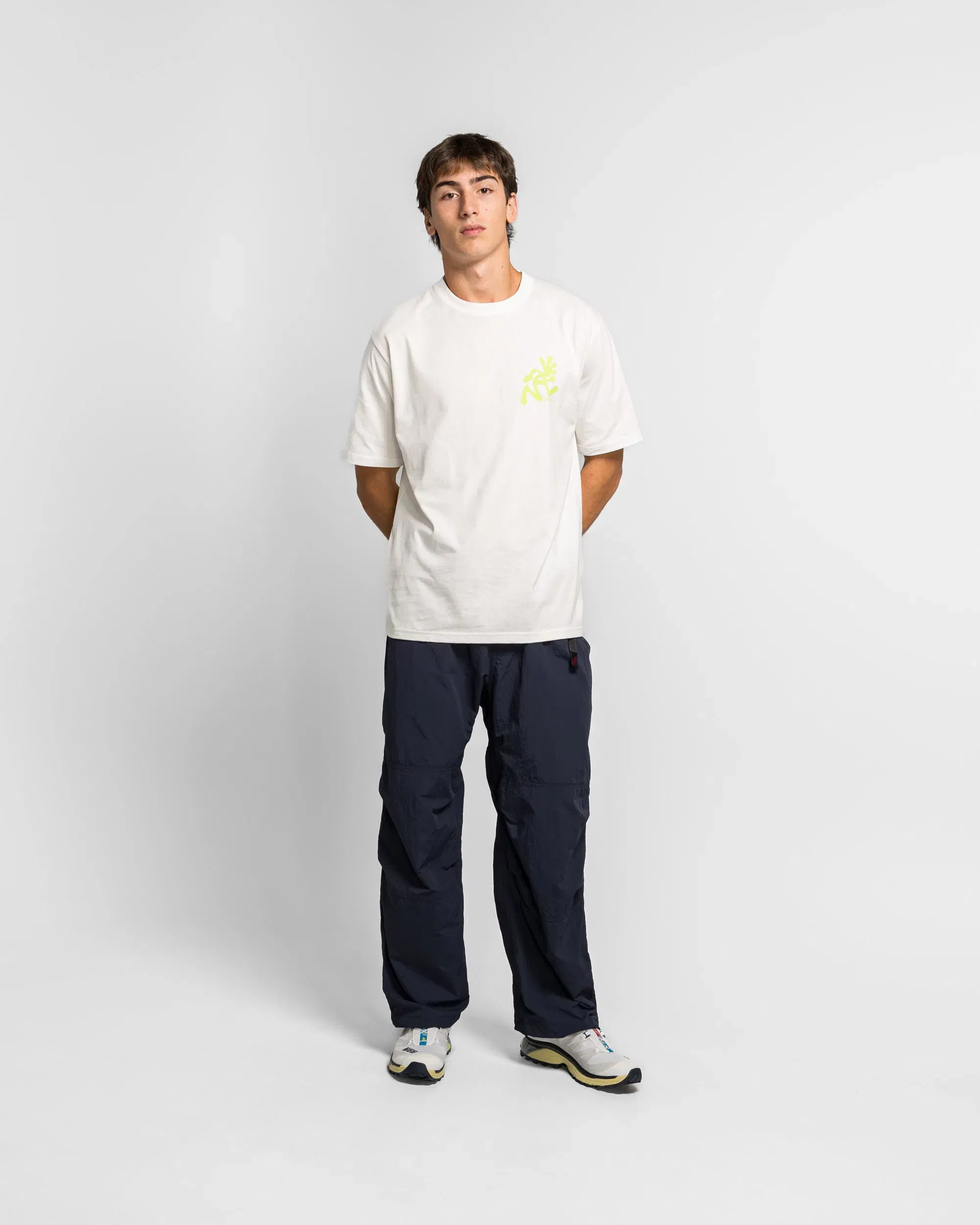 Gramicci Nylon Paneled Trek Pant - British Navy
