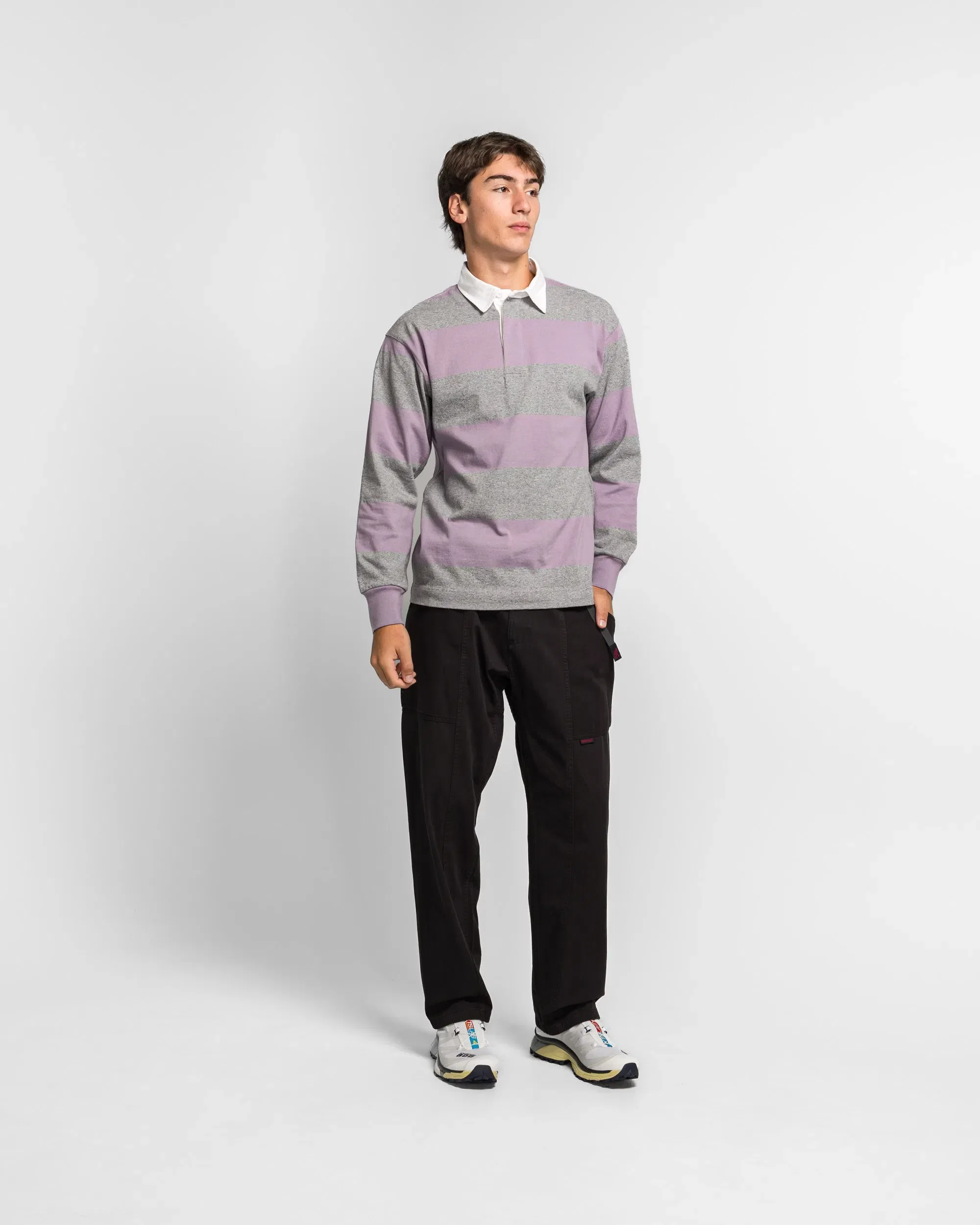 Gramicci Lagoon Rugby Shirt - Heather/Purple