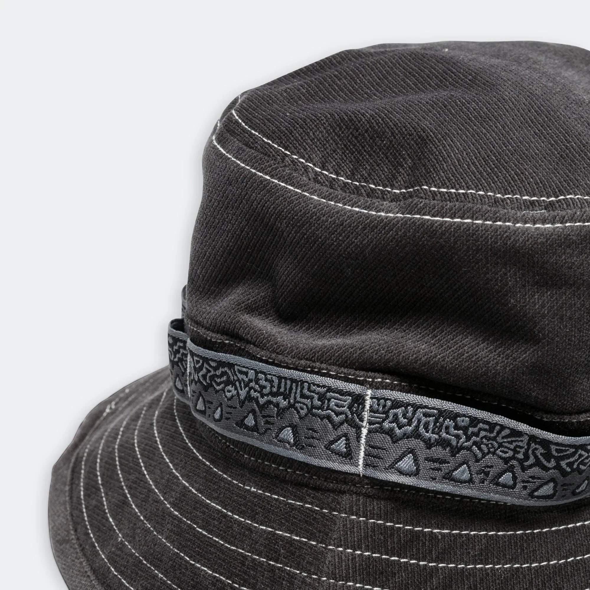 Gramicci JQ Tape Corduroy Hat x and wander - Charcoal