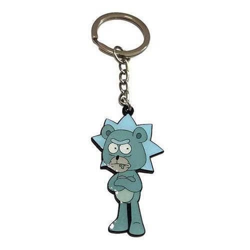 Zen Monkey Studios Zen Monkey: **SEASON 4 EPISODE 1** Teddy Rick - Rick and Morty Enamel Keychain