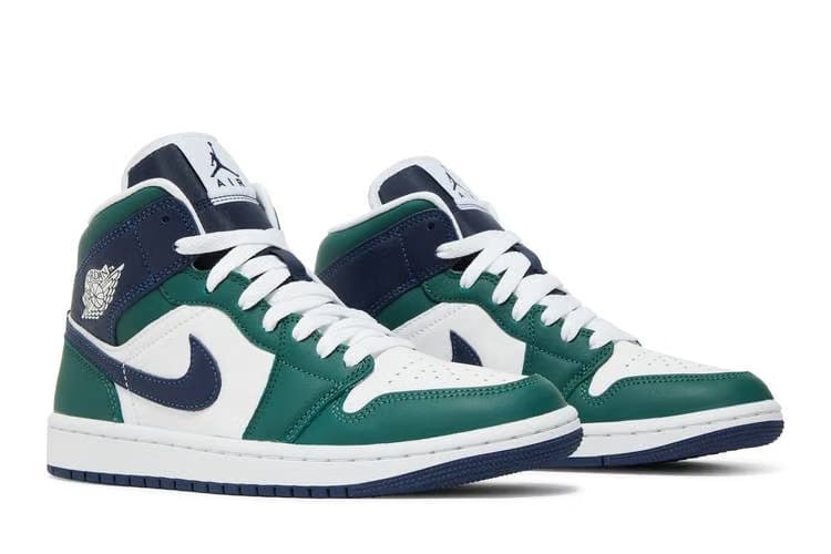 Air Jordan 1 Mid Noble GreenWhite