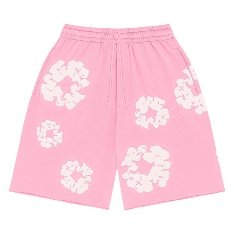Denim Tears The Cotton Wreath Shorts Pink
