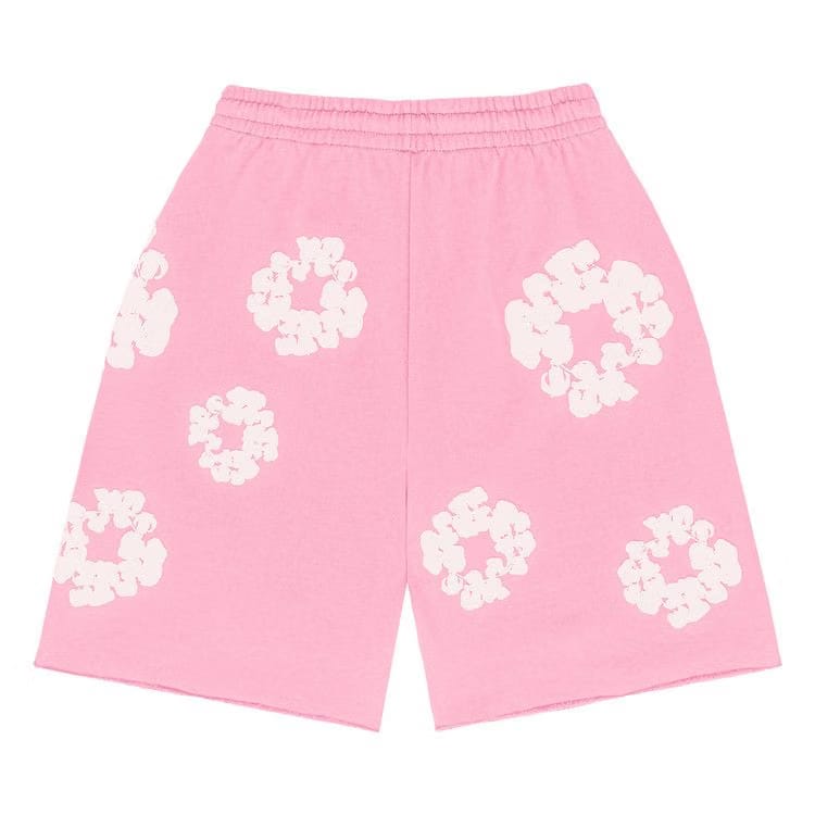 Denim Tears The Cotton Wreath Shorts Pink