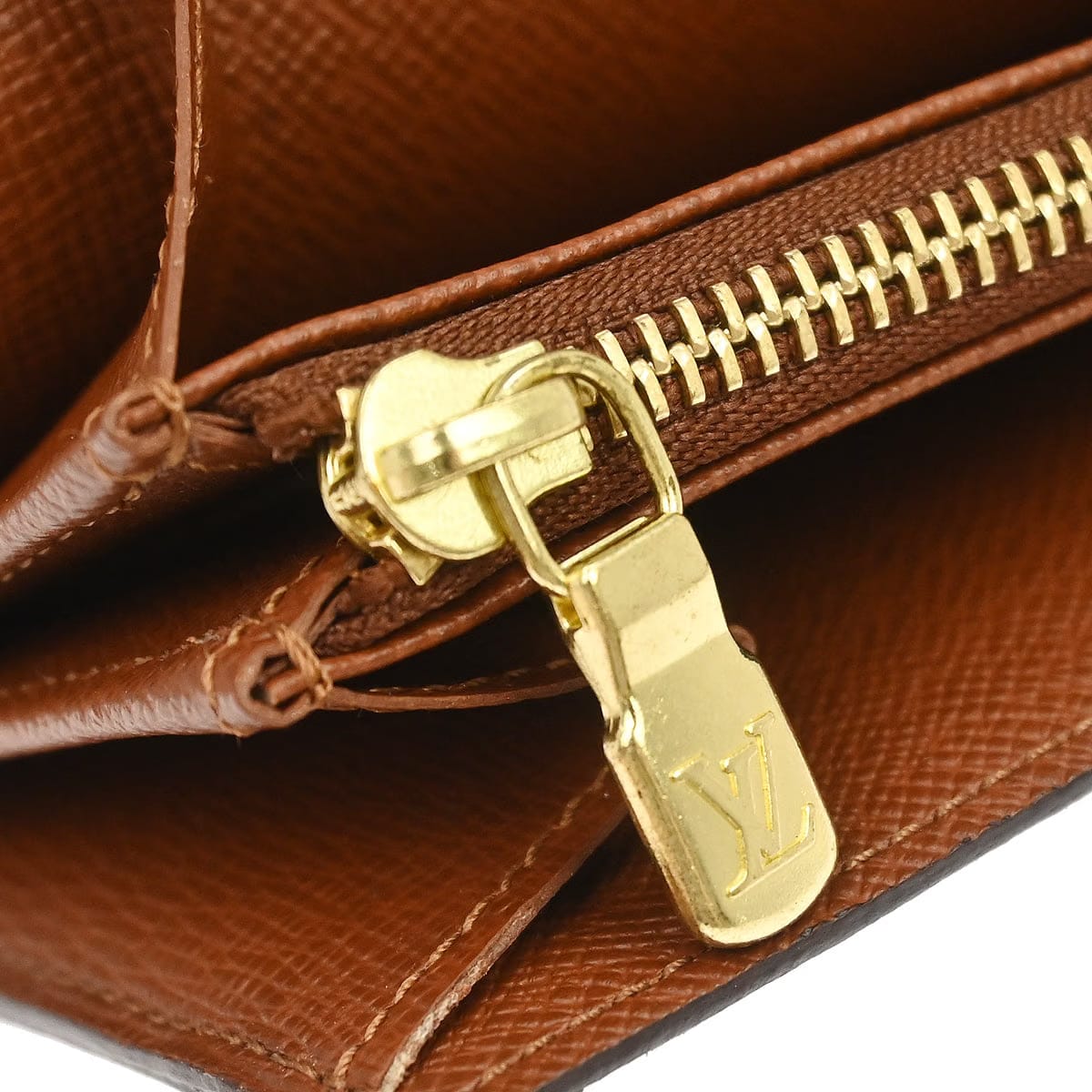 Louis Vuitton 2001 Monogram Porte Monnaie Credit Wallet M61725