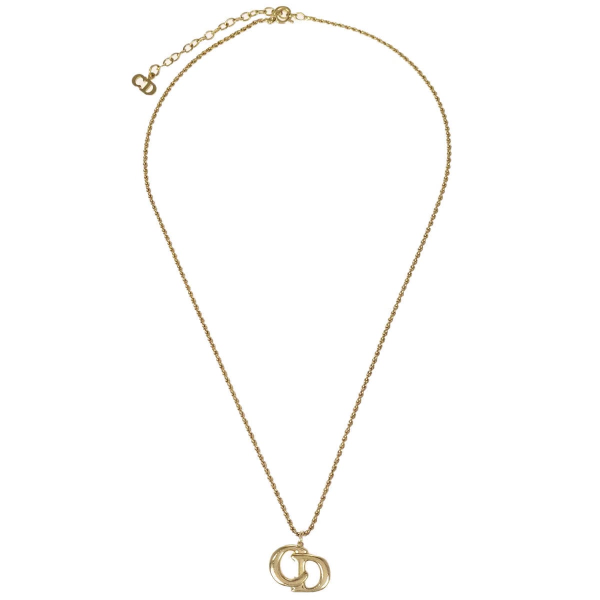 Christian Dior Necklace Pendant Gold