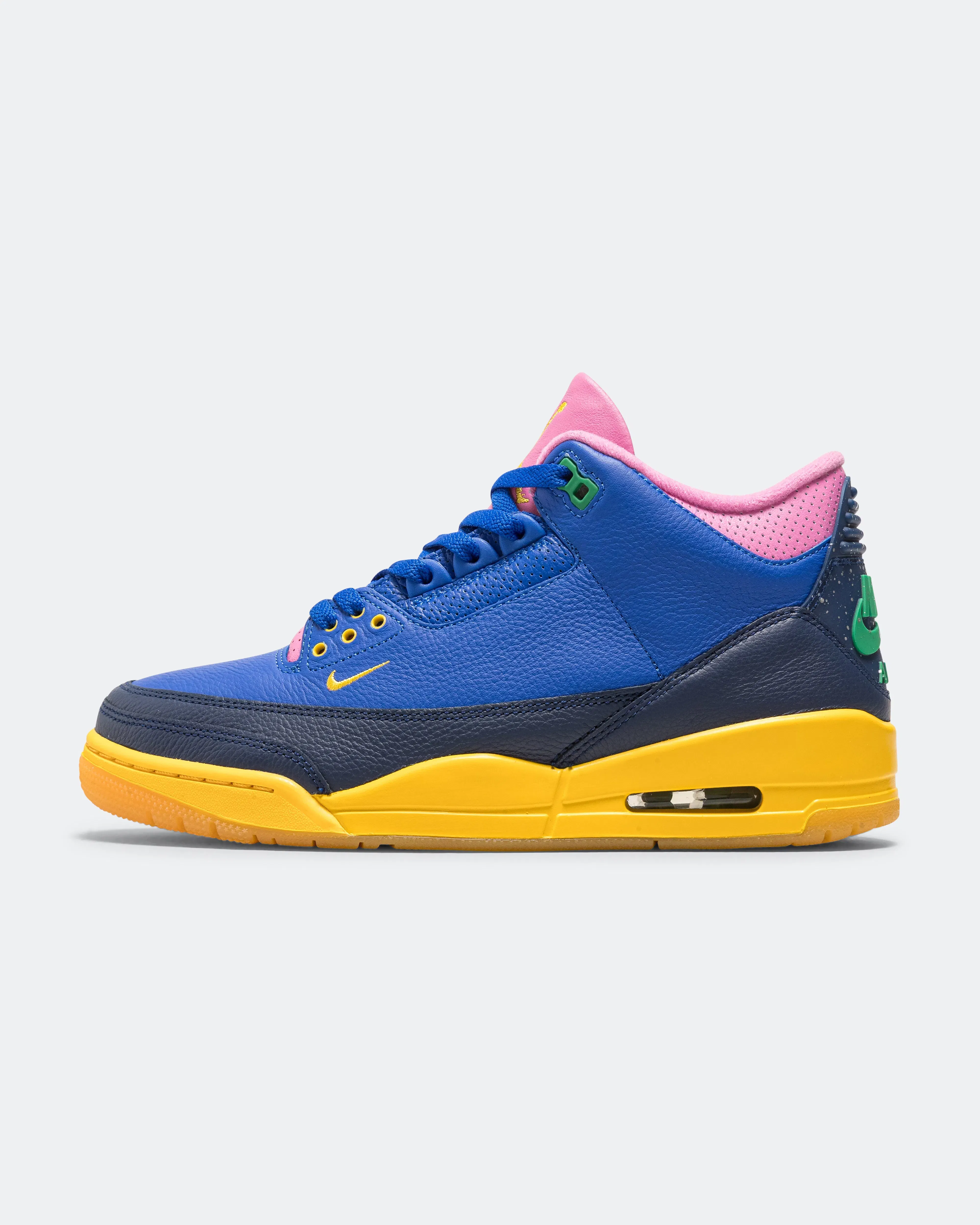 Air Jordan 3 Retro OG Brazil - Racer Blue/Lucky Green