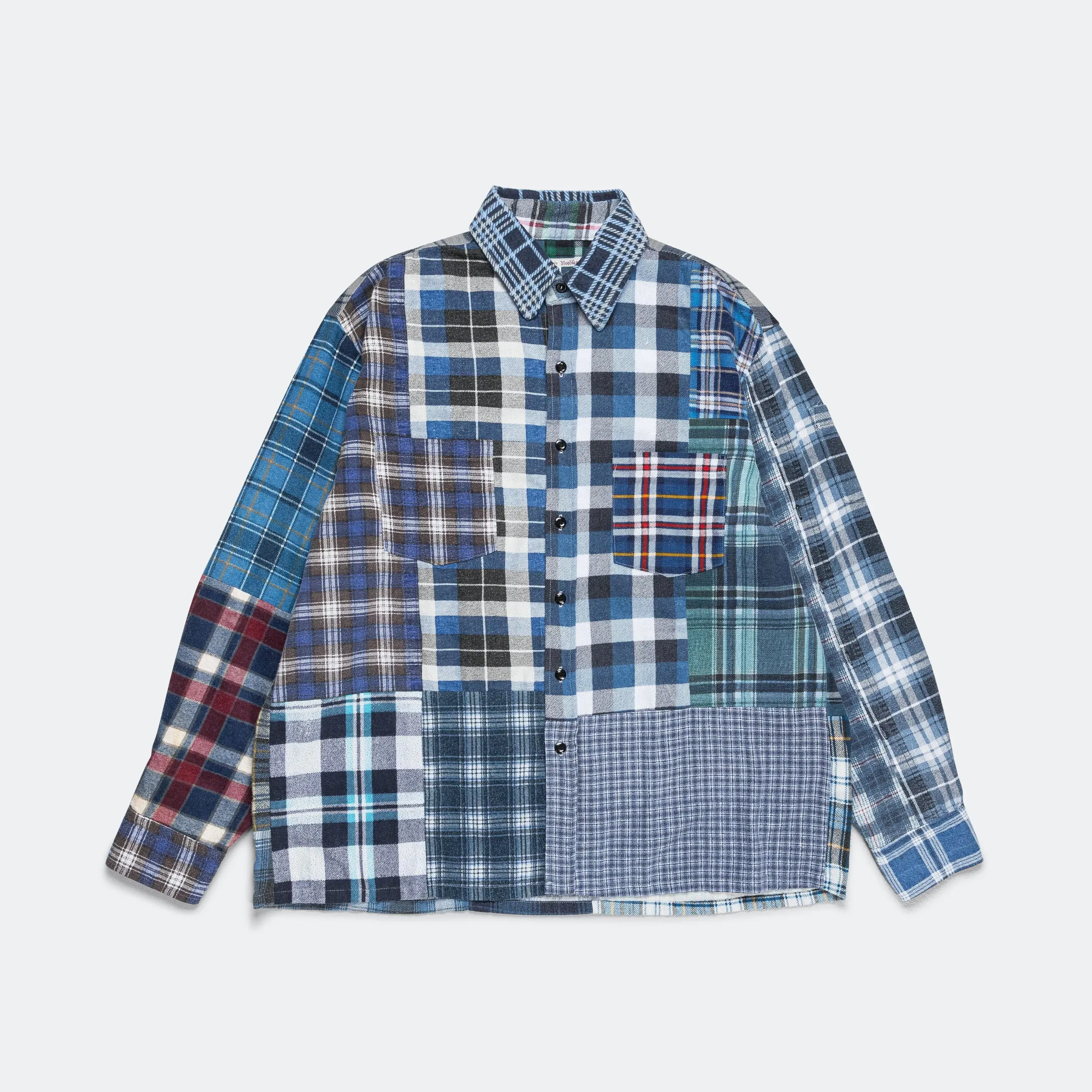 Needles Rebuild Flannel Straight Hem Shirt SS25 - Medium #1