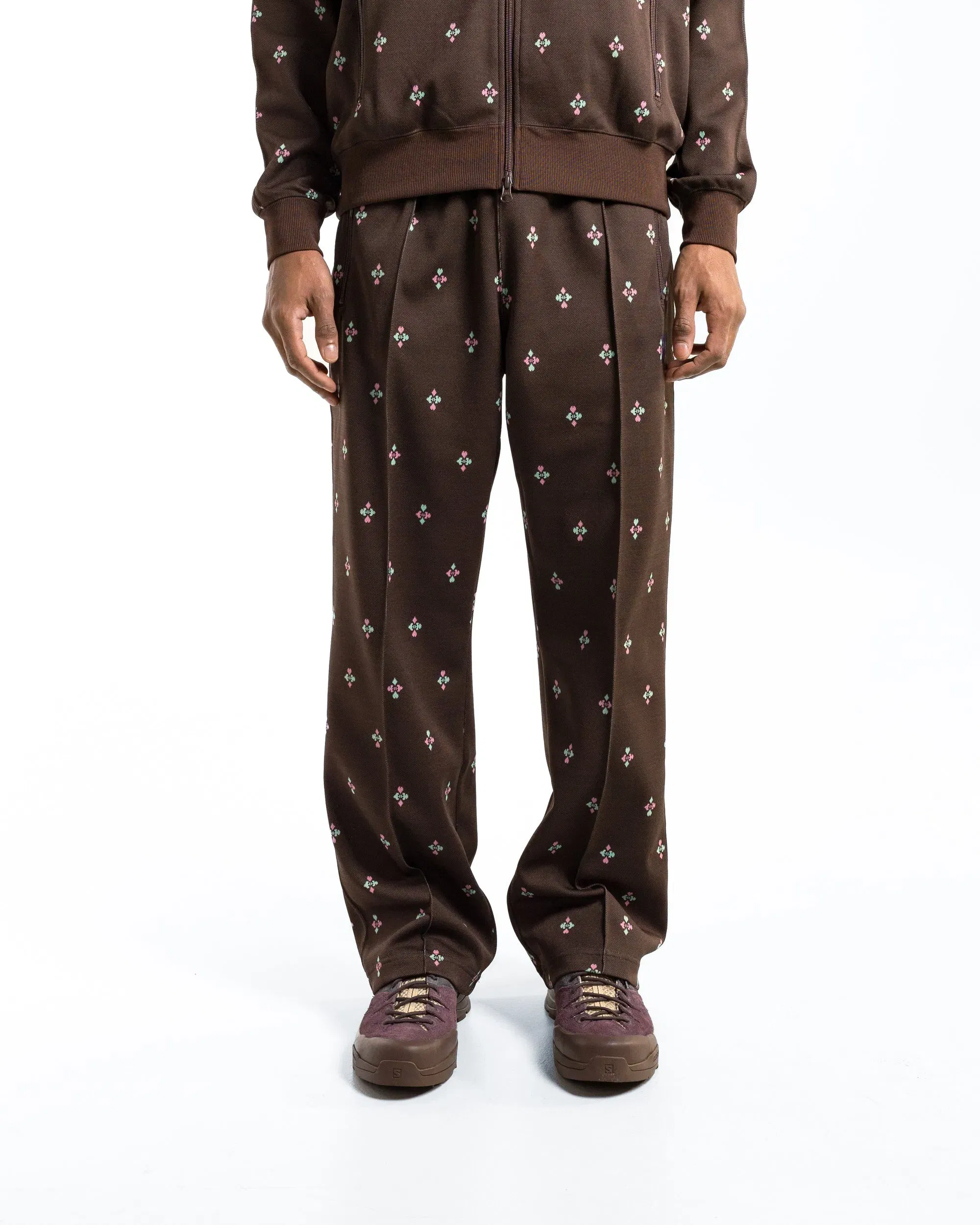 Needles Track Pant - Blackjack Poly Jacquard