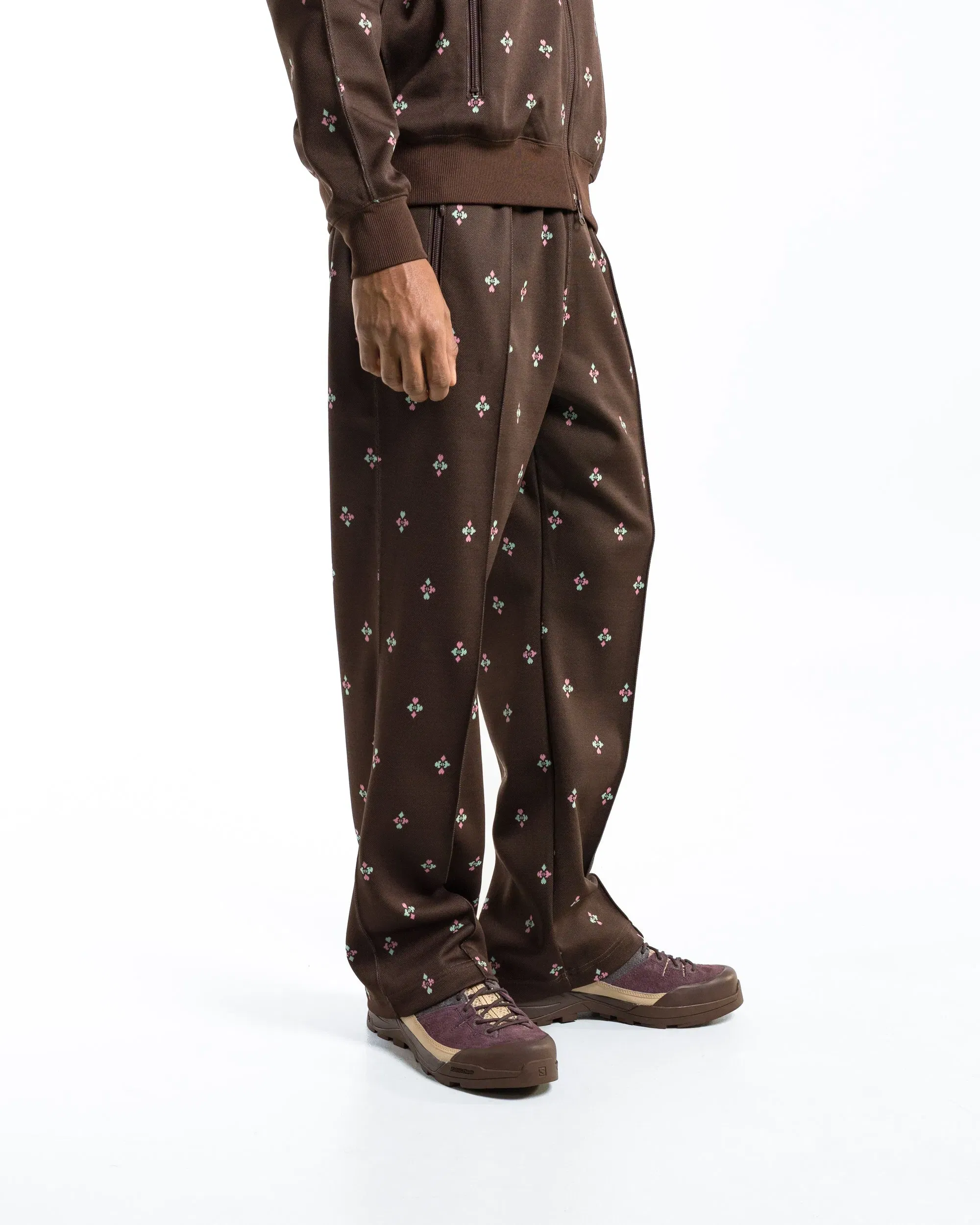 Needles Track Pant - Blackjack Poly Jacquard