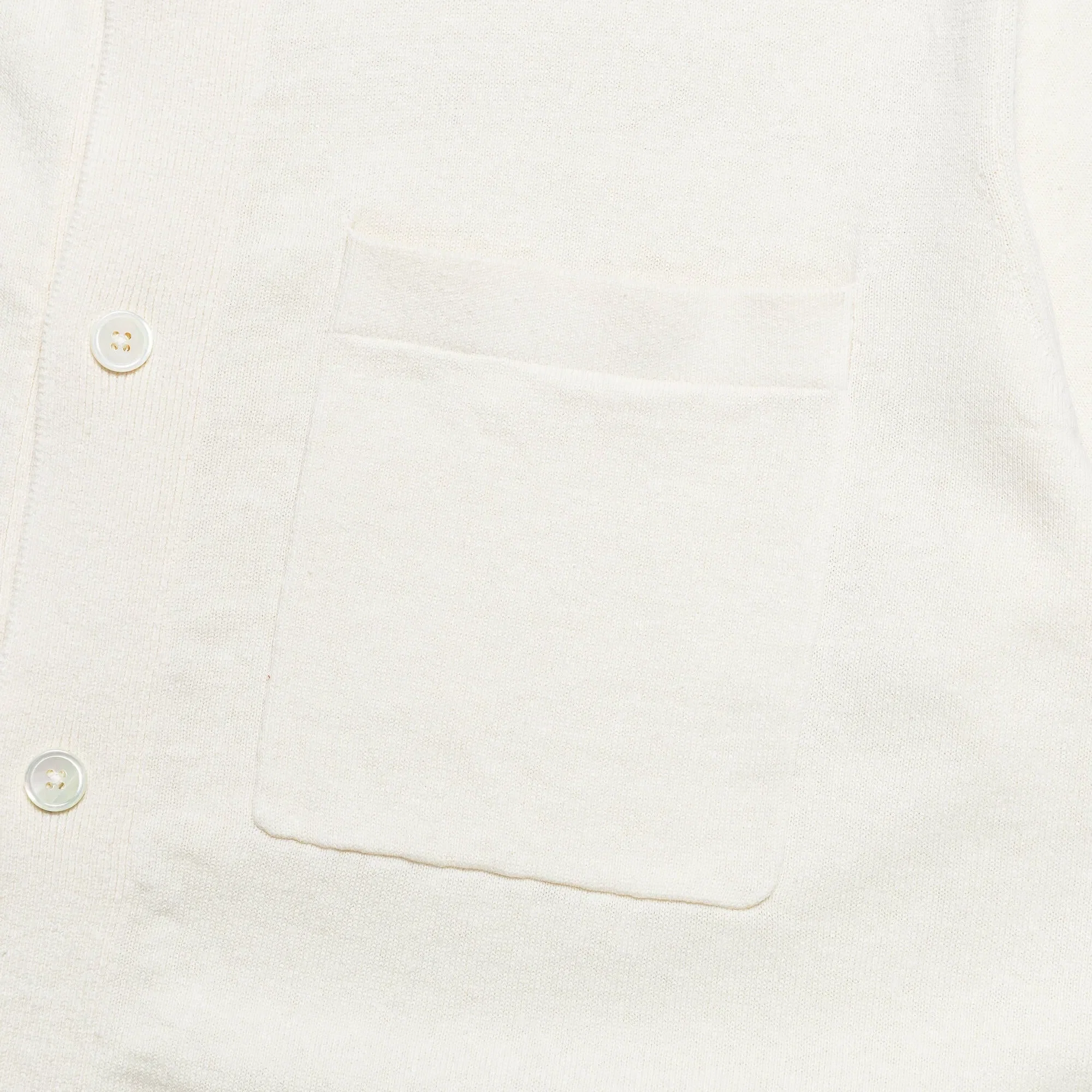 Norse Projects Rollo Cotton Linen SS Shirt - Kit White