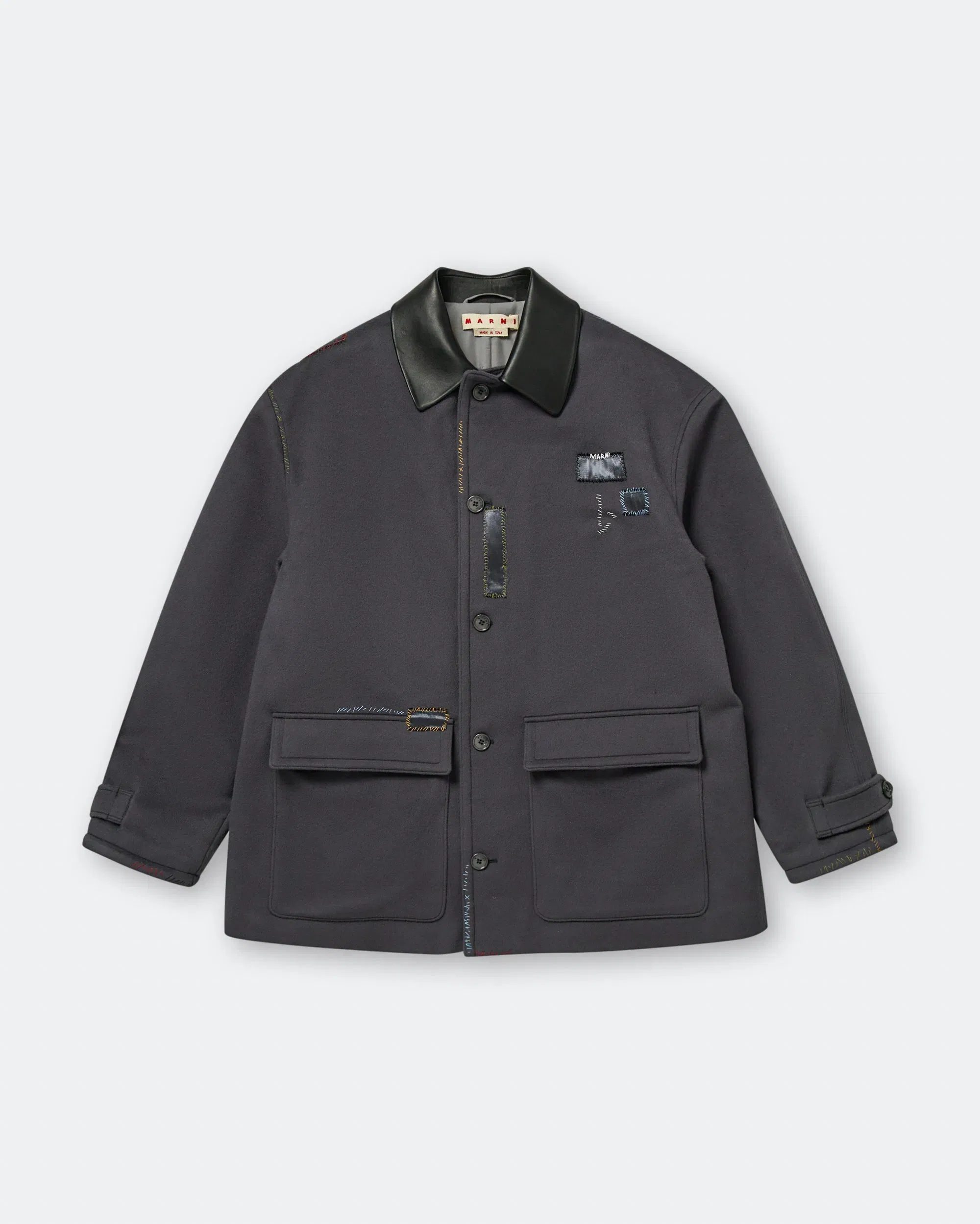 Marni Coverall Jacket - Navy