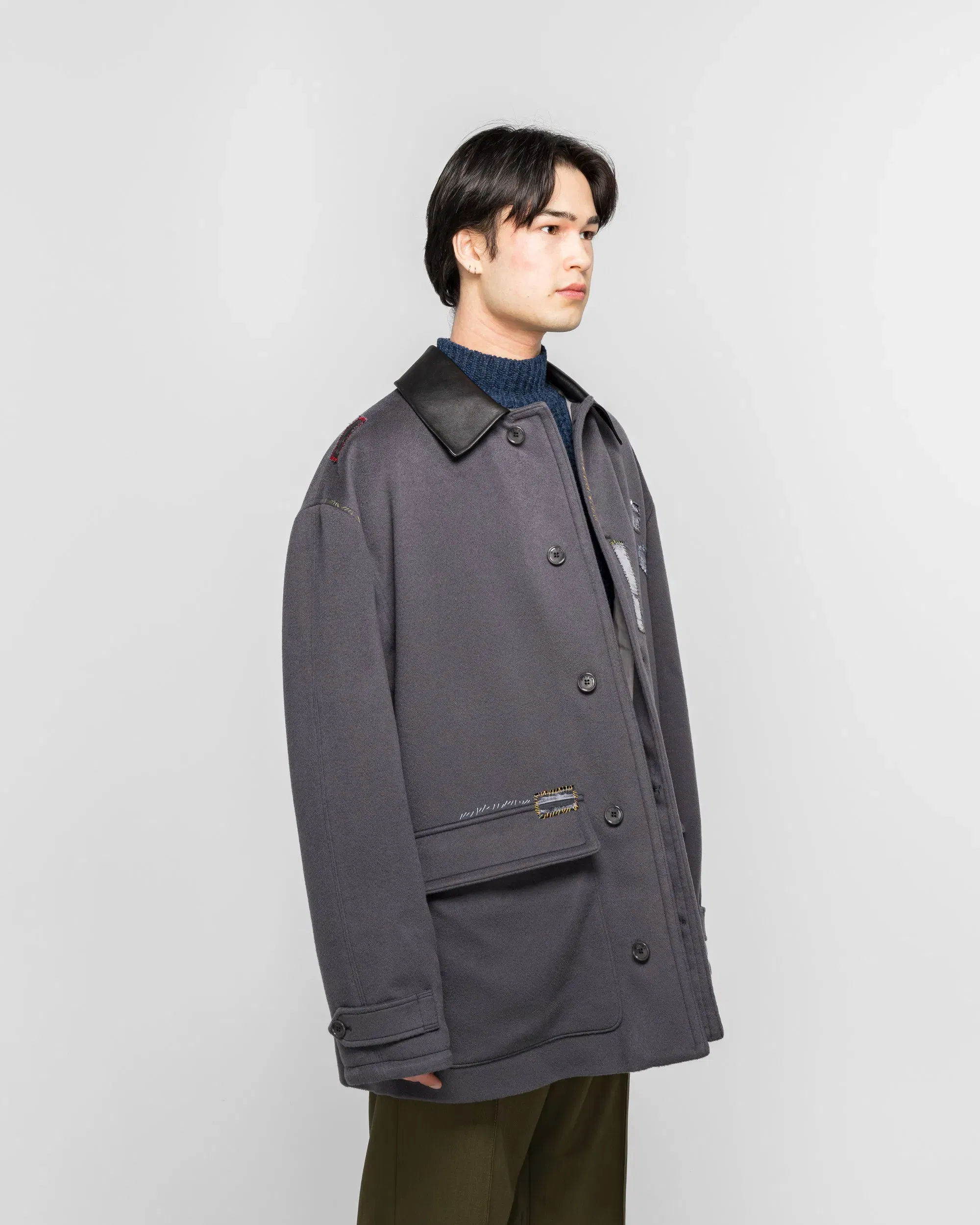 Marni Coverall Jacket - Navy