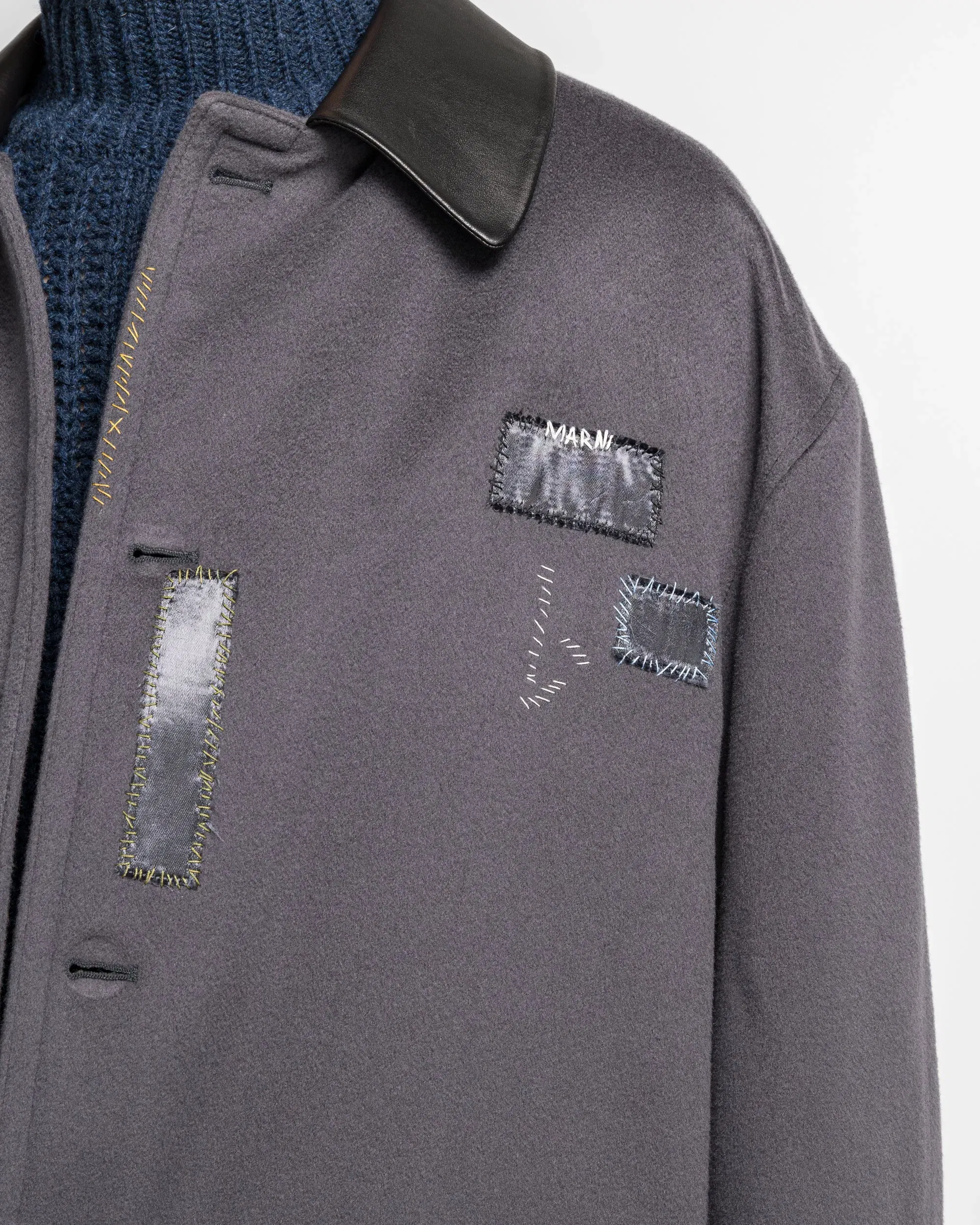 Marni Coverall Jacket - Navy