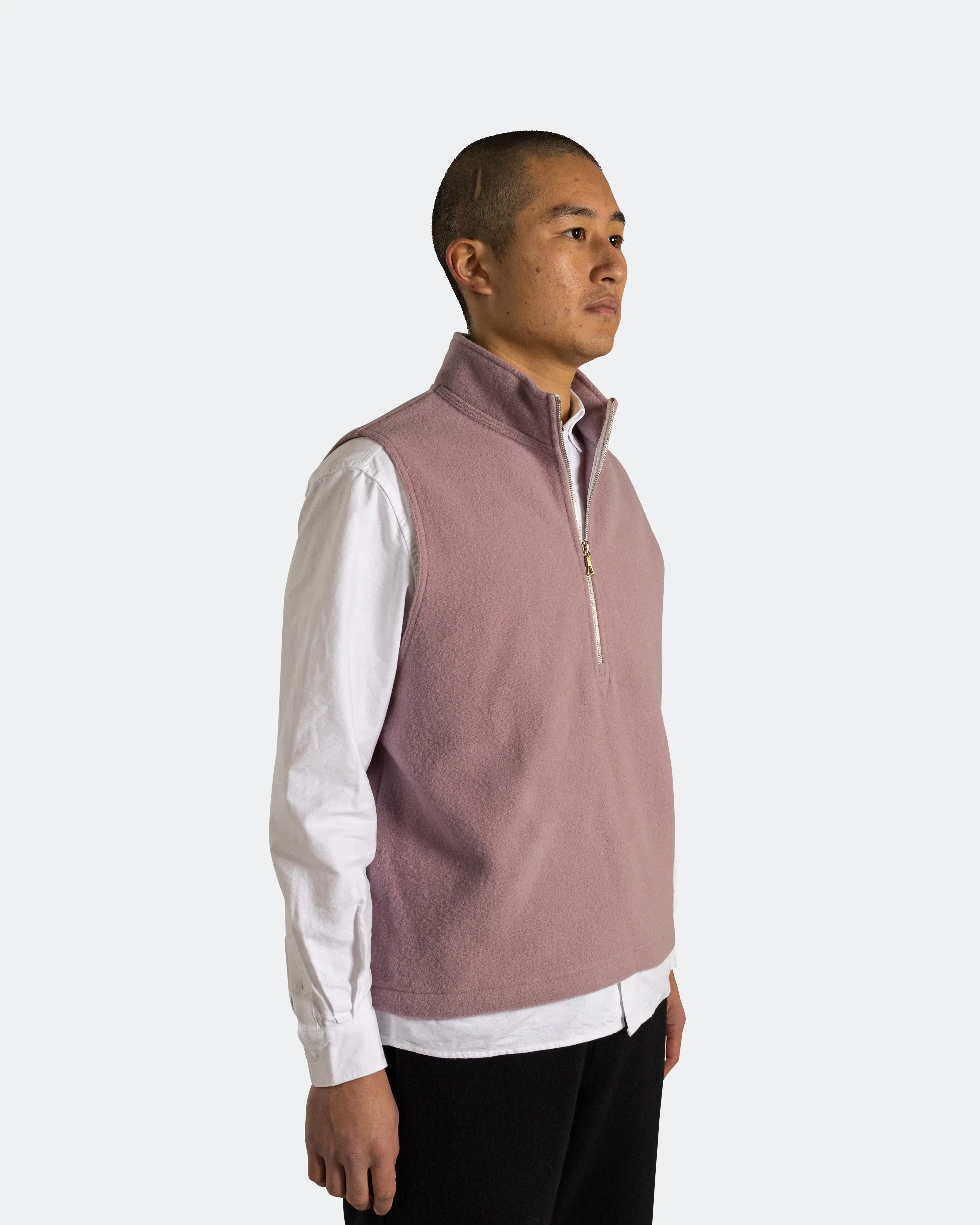 Rier Gilet Fleece City - Myrte Natural Fleece