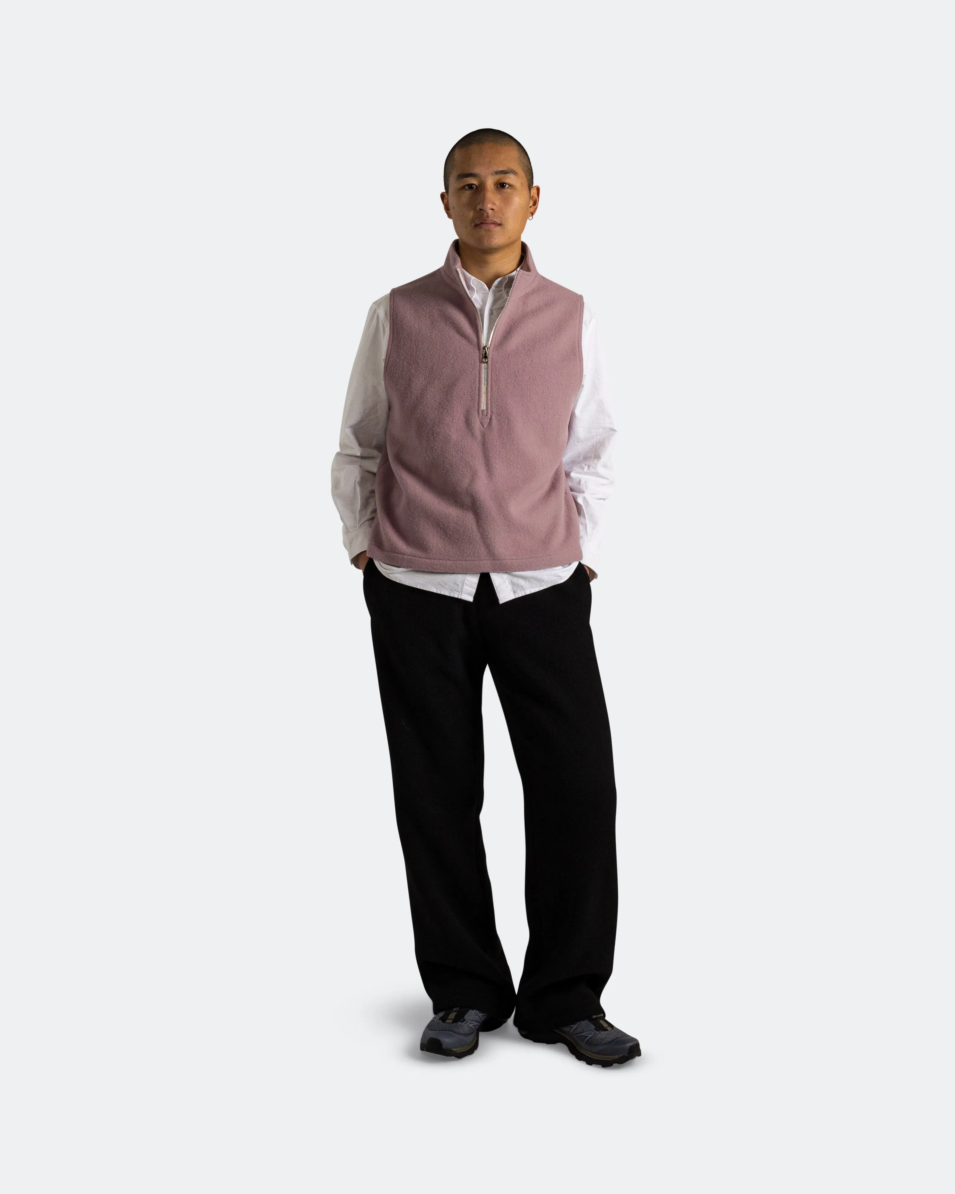 Rier Gilet Fleece City - Myrte Natural Fleece